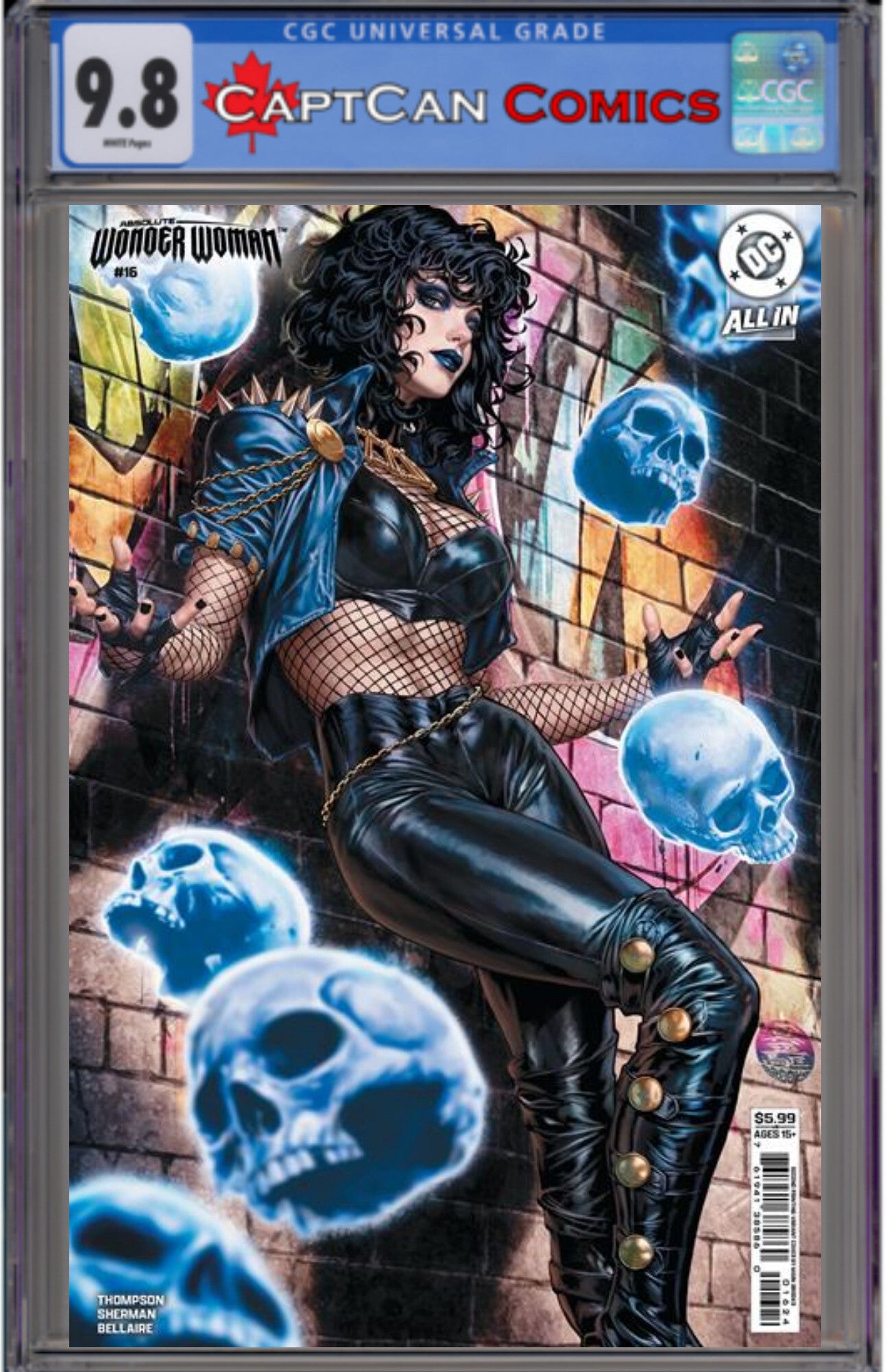 ABSOLUTE WONDER WOMAN #16 Second Printing Cvr C Mark Brooks Card Stock Var
