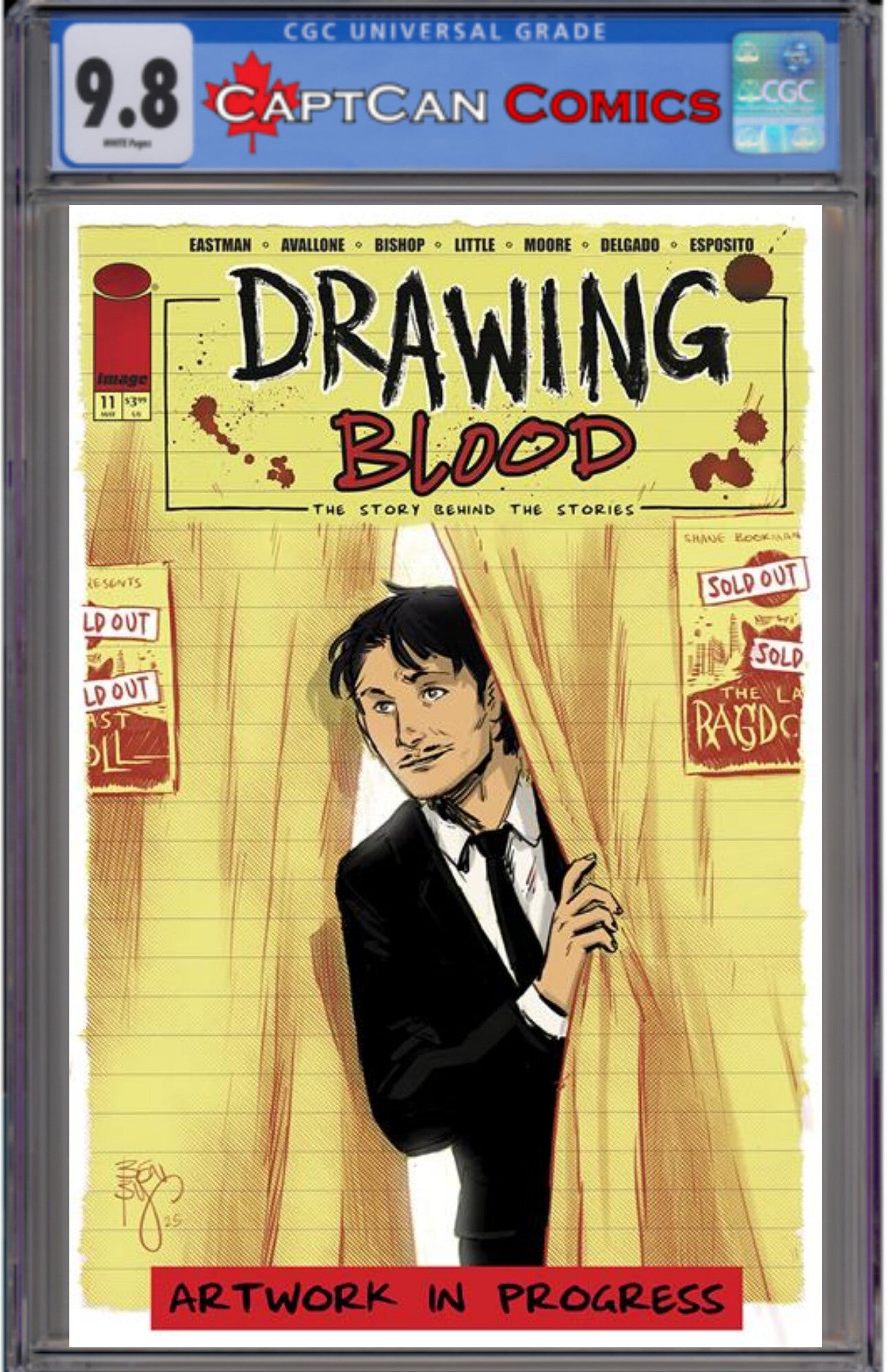 DRAWING BLOOD #11 (OF 12) CVR B BEN BISHOP VAR