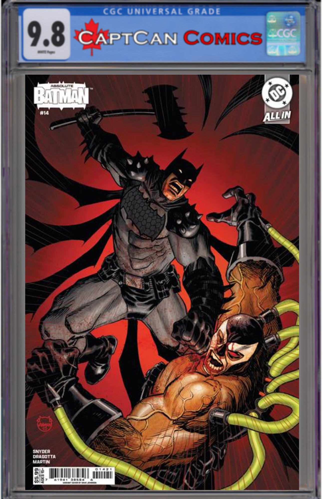 ABSOLUTE BATMAN #14 CVR B DAVE JOHNSON CARD STOCK VAR