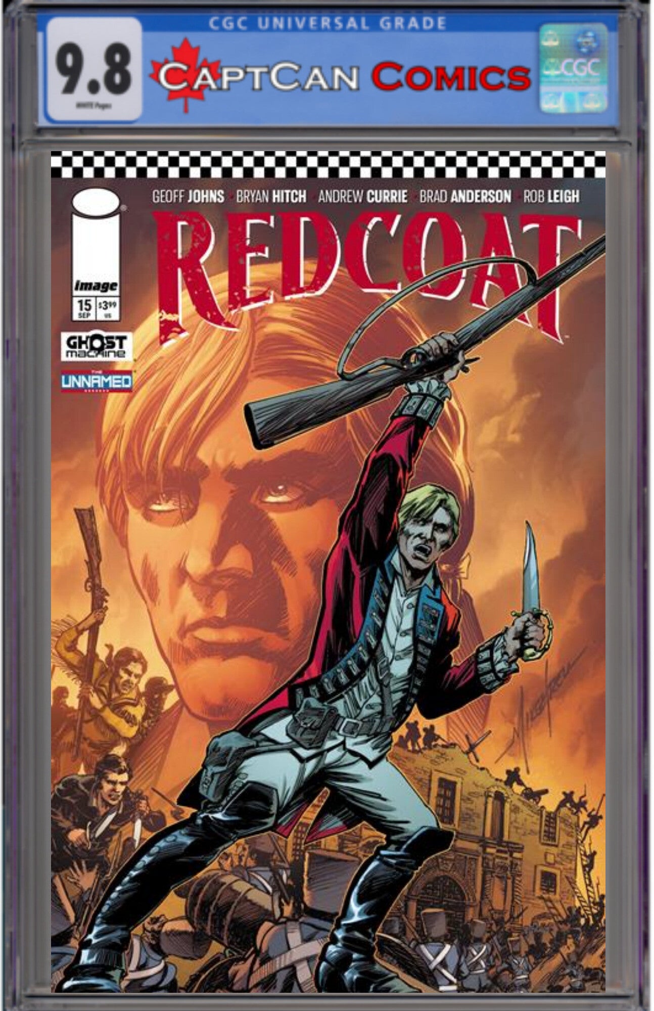 REDCOAT #15 CVR B BRAD ANDERSON & MIKE GRELL VAR