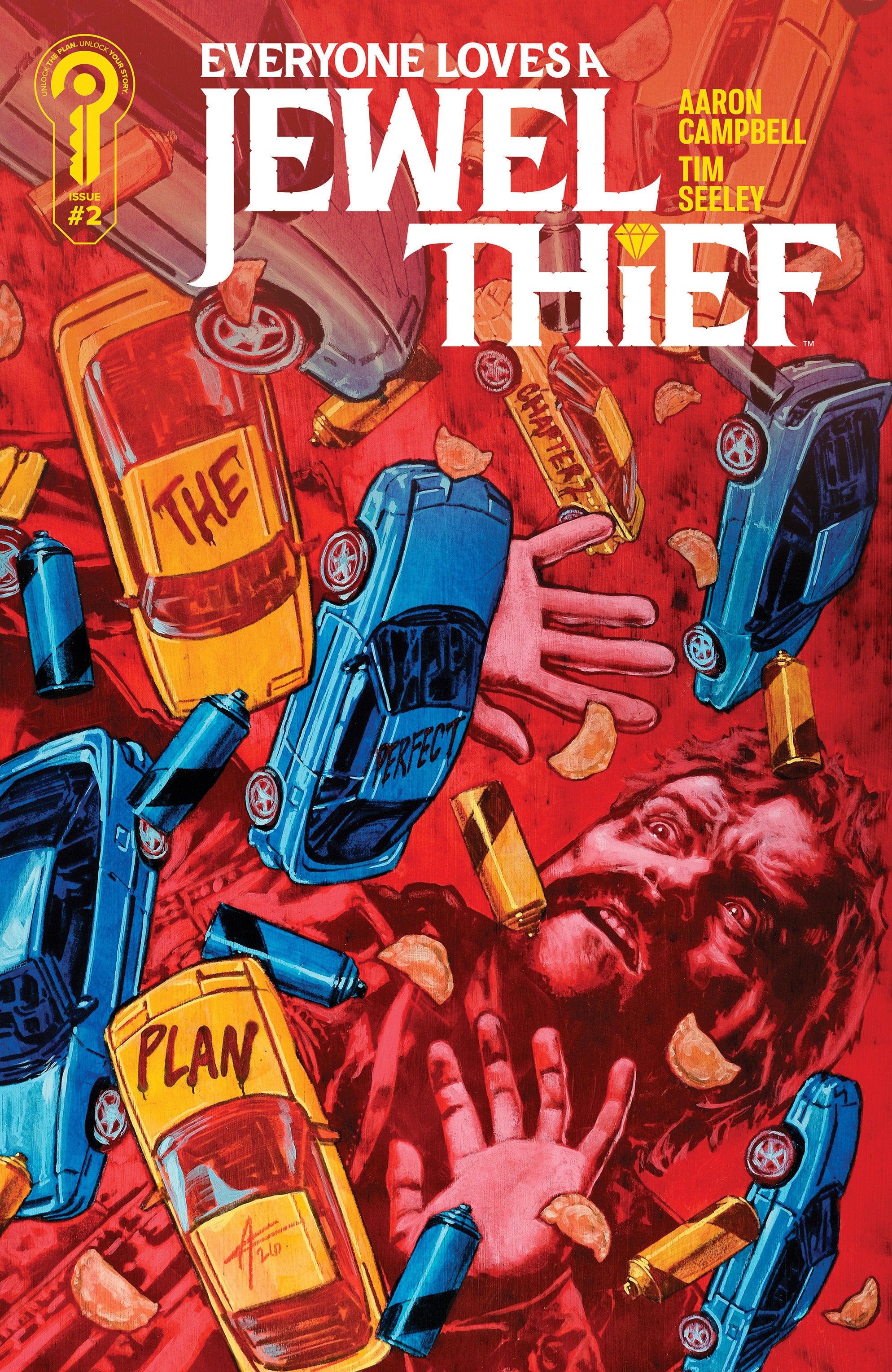 EVERYONE LOVES A JEWEL THIEF #2 COVER A AARON CAMPBELL