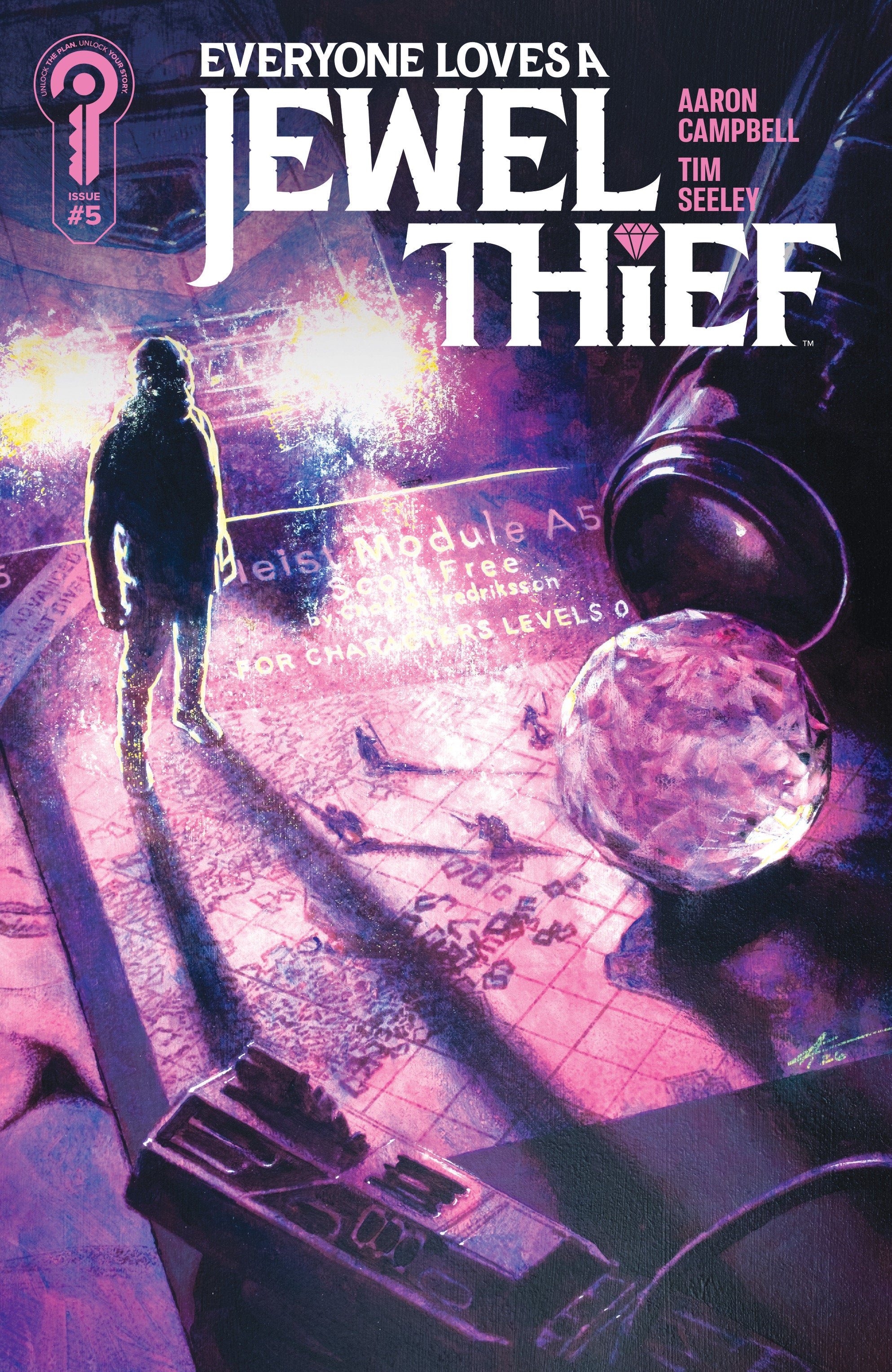 EVERYONE LOVES A JEWEL THIEF #5 COVER A AARON CAMPBELL