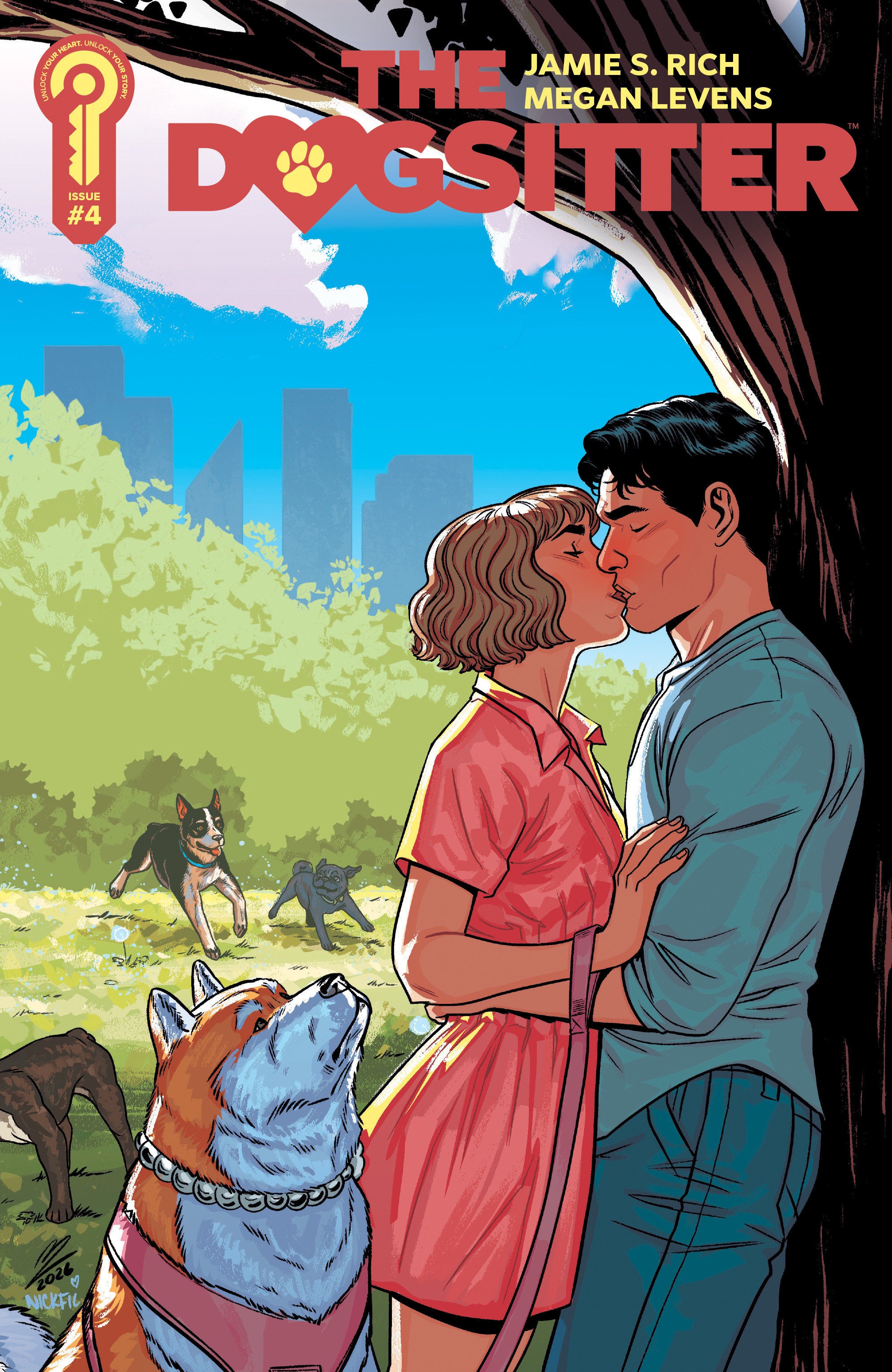 THE DOGSITTER #4 COVER A MEGAN LEVENS