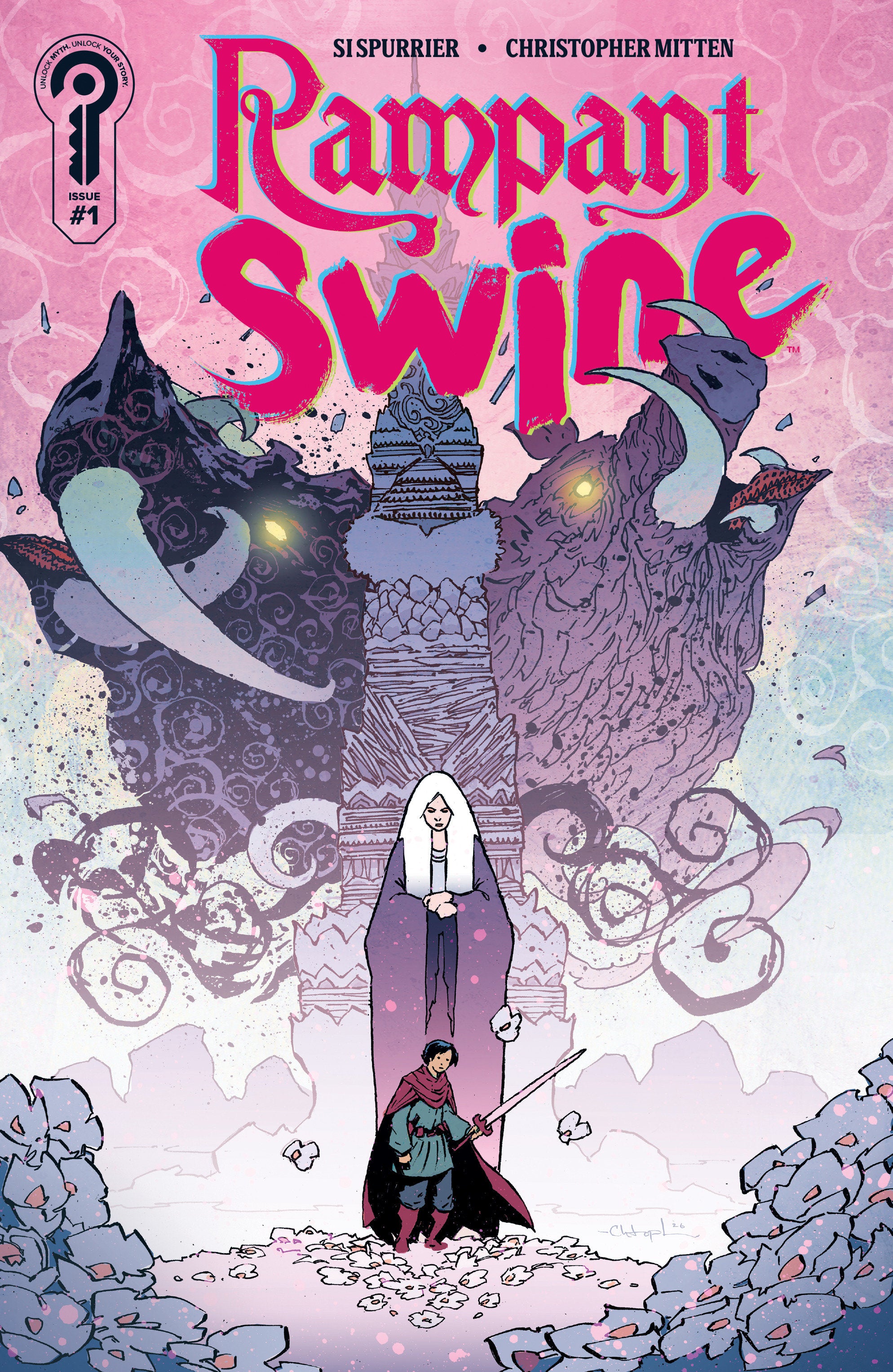 RAMPANT SWINE #1 COVER A CHRISTOPHER MITTEN