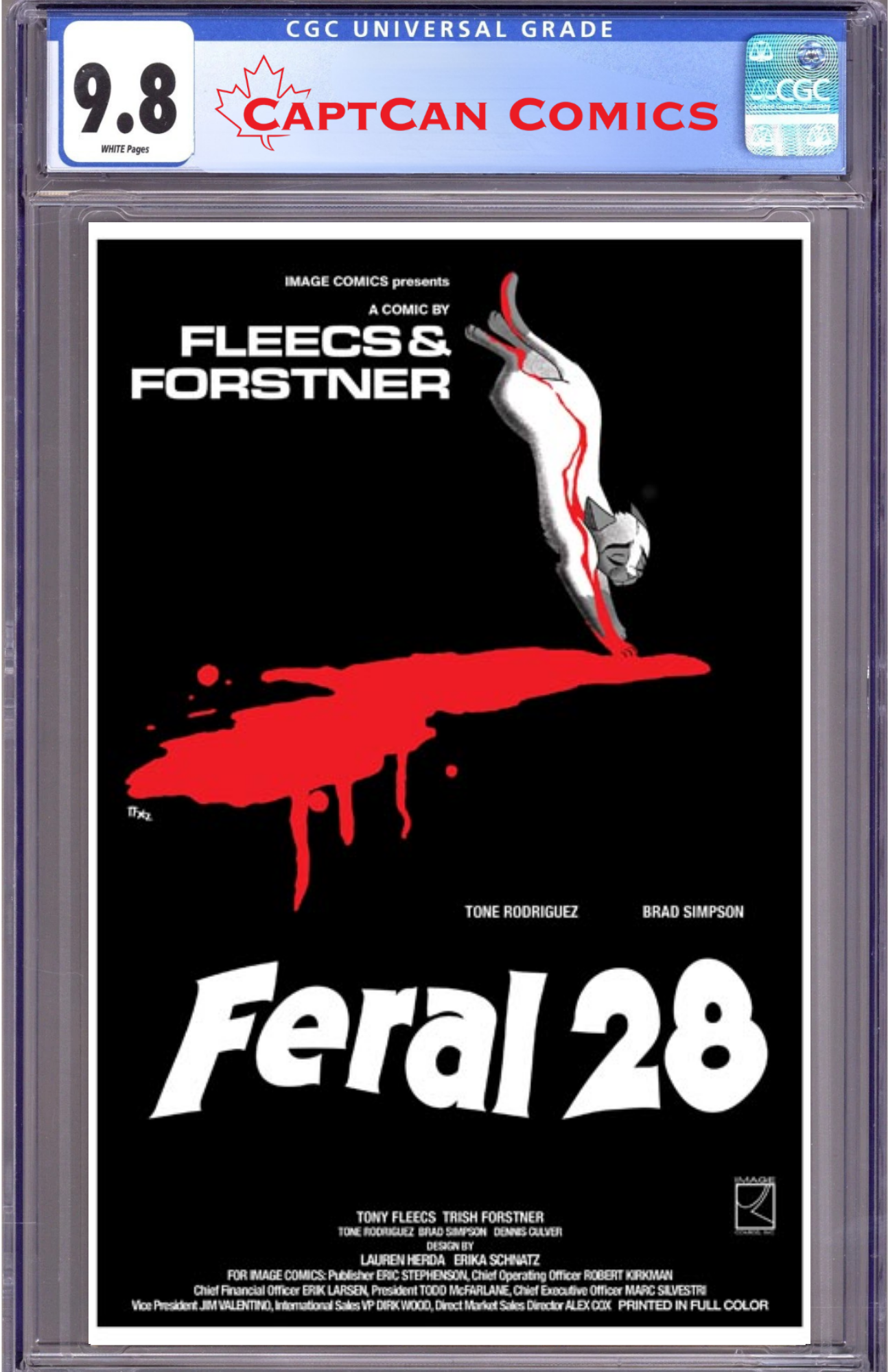 FERAL #28 CVR B TONY FLEECS & TRISH FORSTNER SUSPIRIA HOMAGE VAR