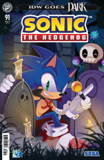 SONIC THE HEDGEHOG #91 VARIANT E (KAREH IDW GOES DARK VARIANT) thumbnail