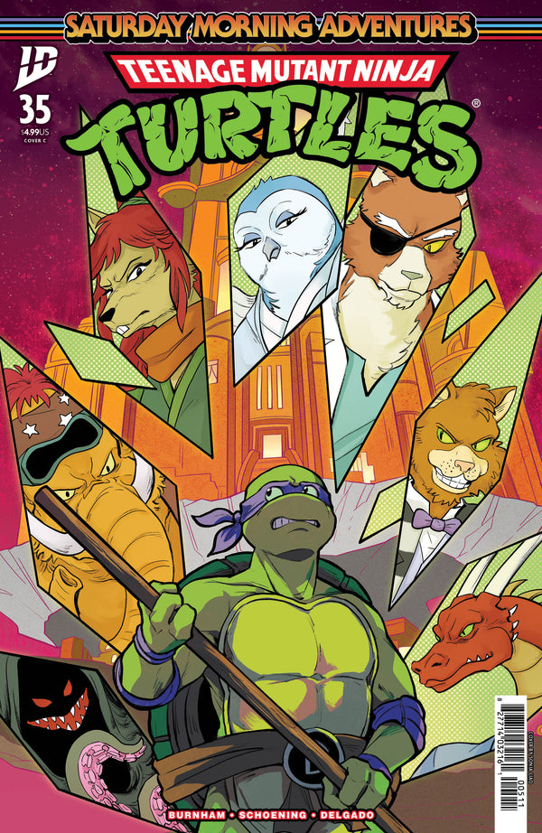 TEENAGE MUTANT NINJA TURTLES: SATURDAY MORNING ADVENTURES #35 VARIANT C (LIAO)