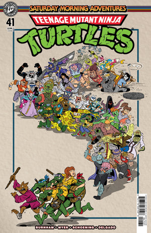 TEENAGE MUTANT NINJA TURTLES: SATURDAY MORNING ADVENTURES #41 VARIANT C (MITCHRONEY)