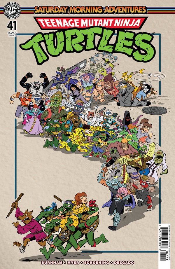 TEENAGE MUTANT NINJA TURTLES: SATURDAY MORNING ADVENTURES #41 VARIANT C (MITCHRONEY)
