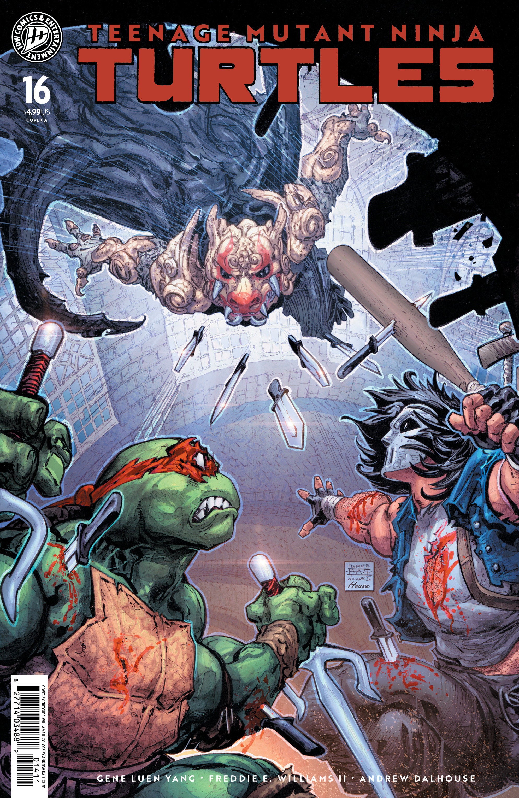 TEENAGE MUTANT NINJA TURTLES #16 COVER A (WILLIAMS II)
