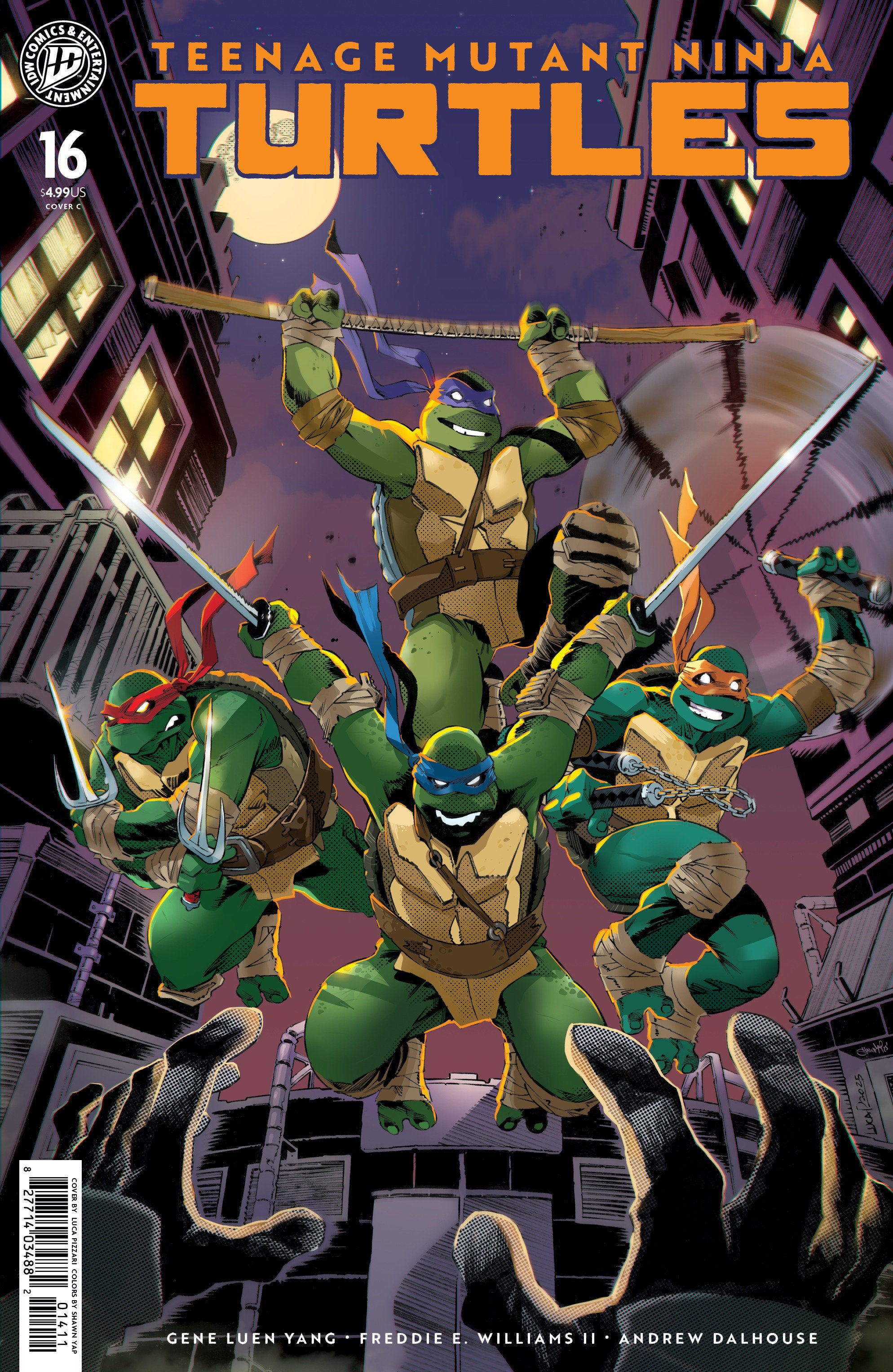 TEENAGE MUTANT NINJA TURTLES #16 VARIANT C (PIZZARI)