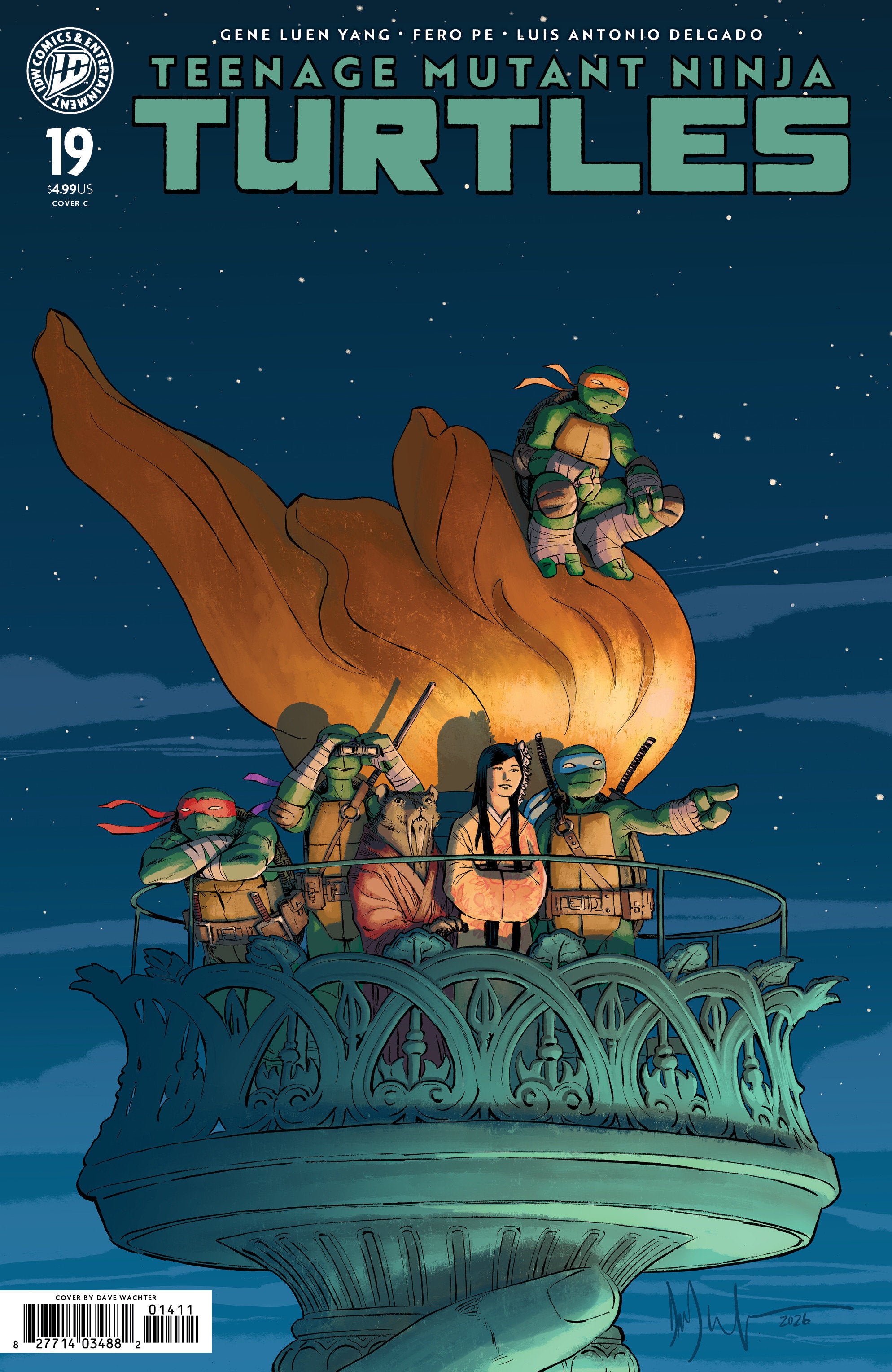 TEENAGE MUTANT NINJA TURTLES #19 VARIANT C (WACHTER)