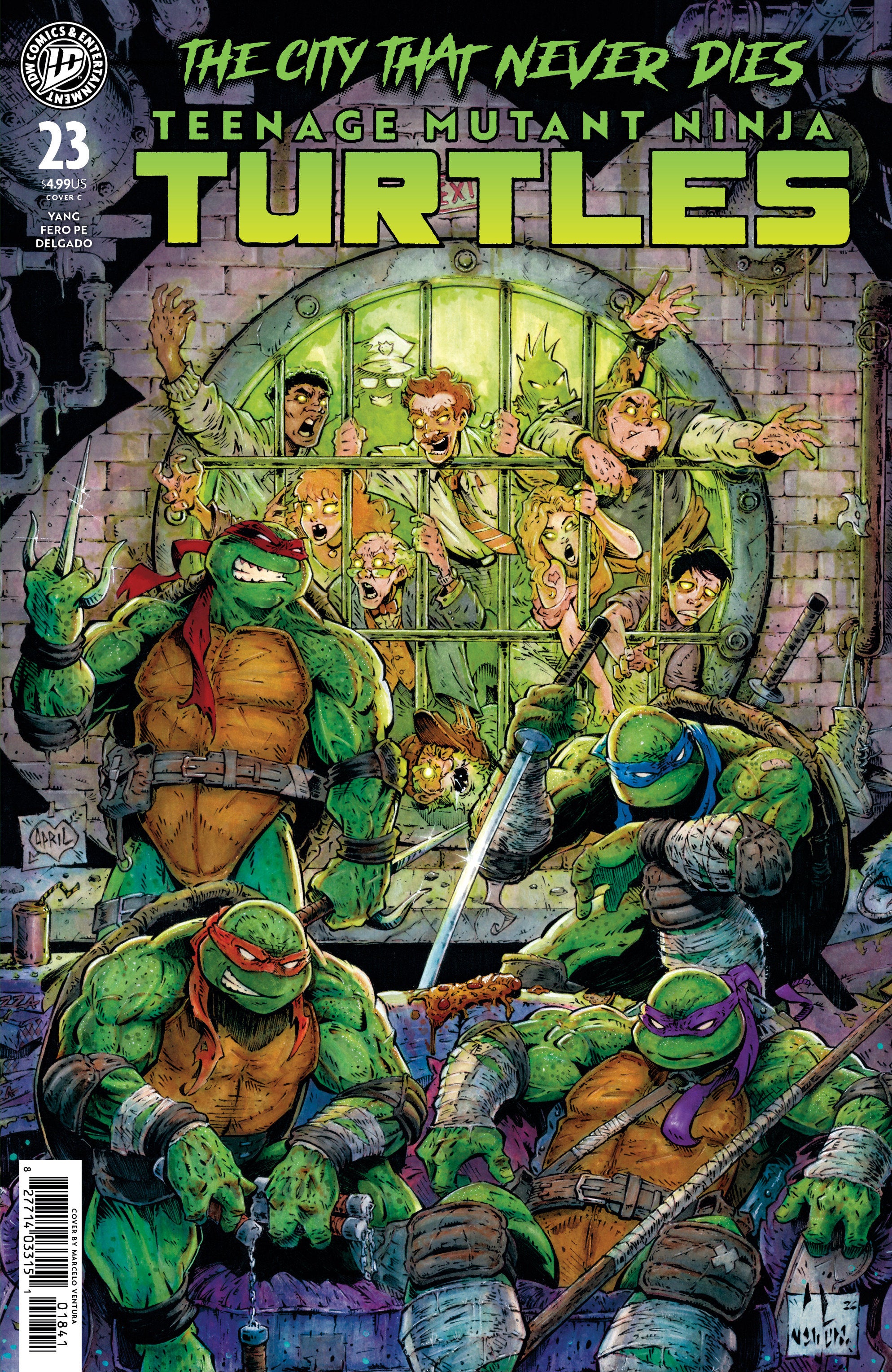 TEENAGE MUTANT NINJA TURTLES #23 VARIANT C (VENTURA)