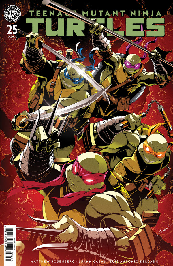 TEENAGE MUTANT NINJA TURTLES #25 VARIANT B (GODTAIL COVER SET)