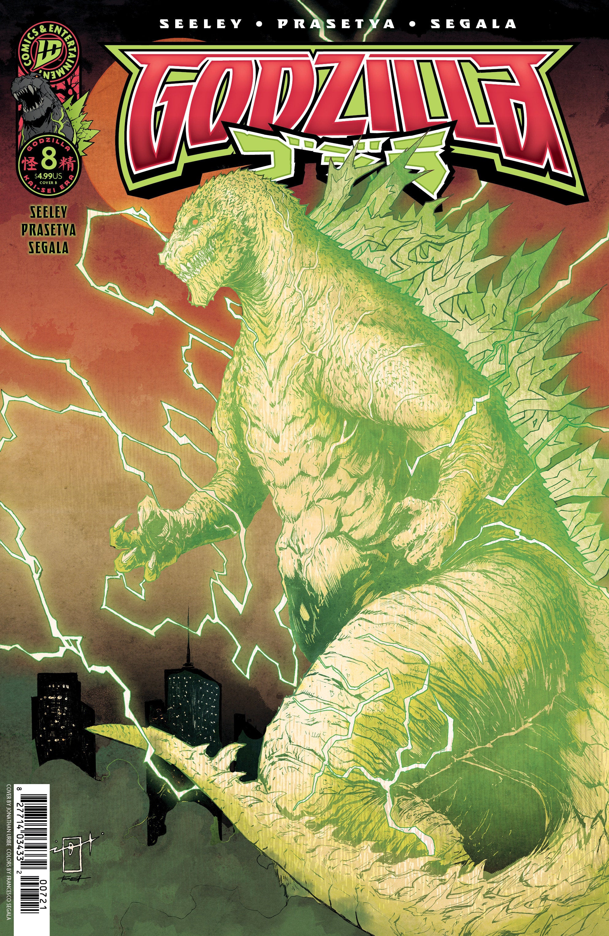 GODZILLA [KAI-SEI ERA] #8 VARIANT B (URIBE)