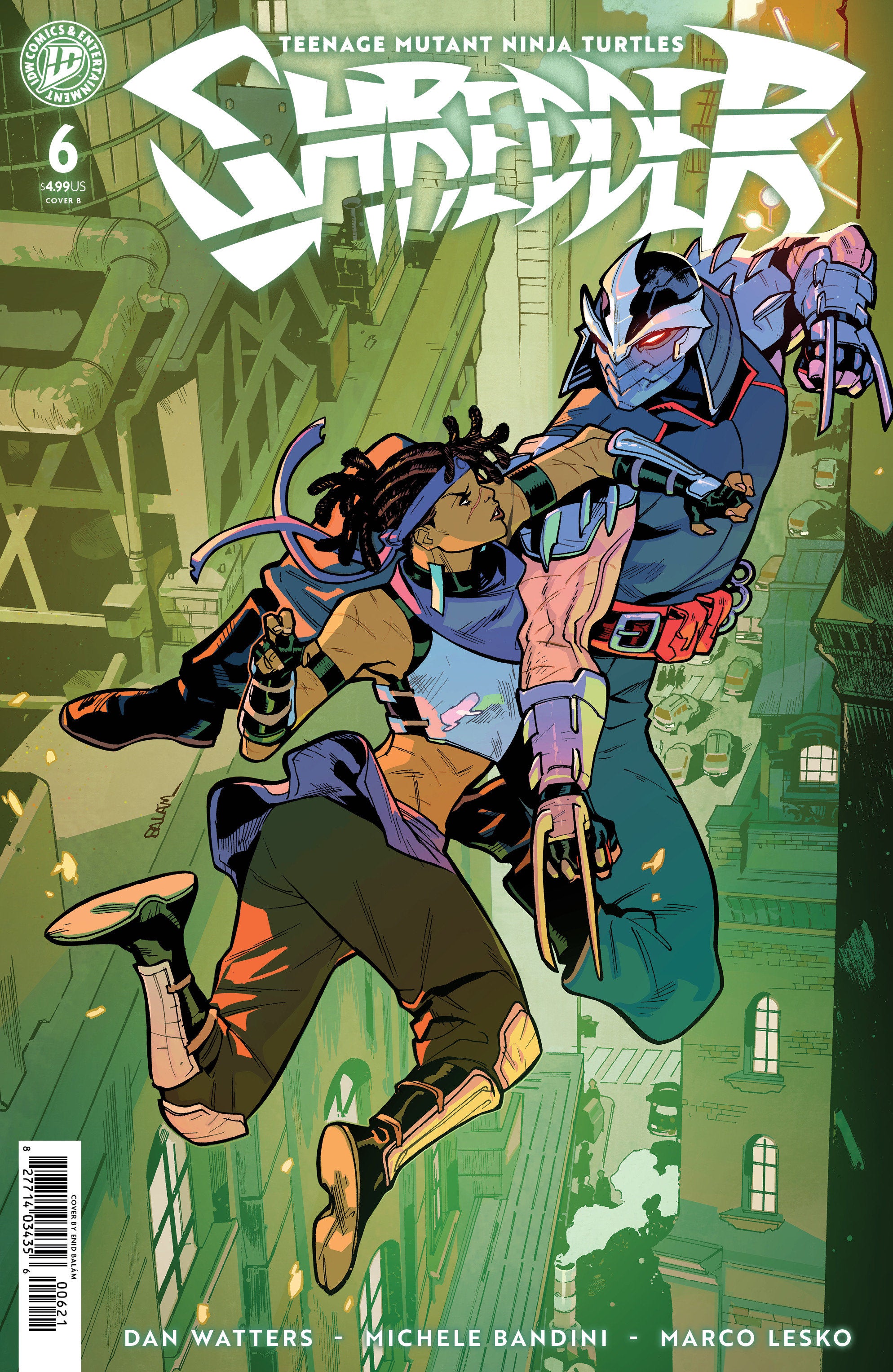 TEENAGE MUTANT NINJA TURTLES: SHREDDER #6 VARIANT B (BALÁM)