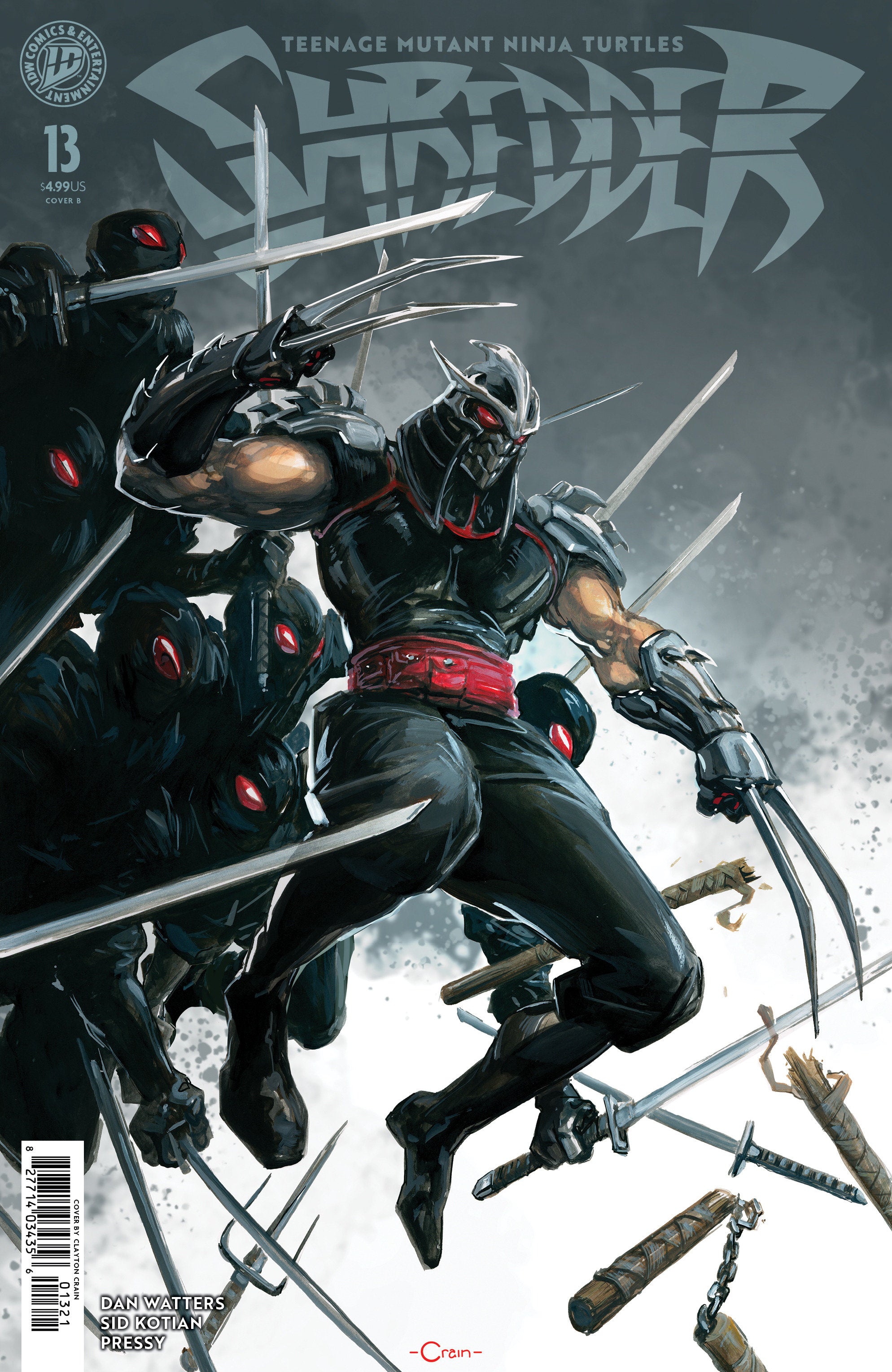 TEENAGE MUTANT NINJA TURTLES: SHREDDER #13 VARIANT B (CRAIN)