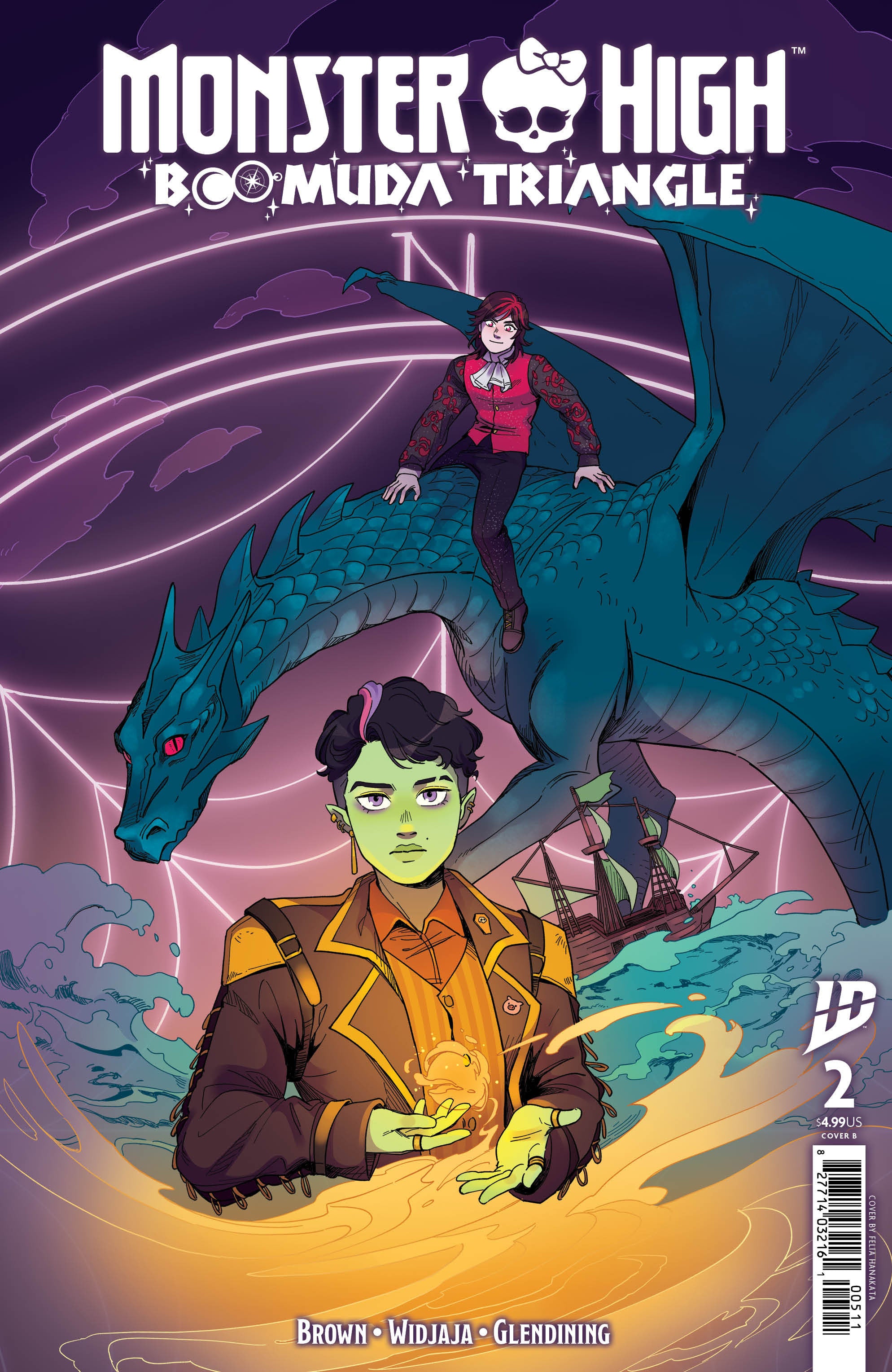 MONSTER HIGH: BOOMUDA TRIANGLE #2 VARIANT B (HANAKATA CONNECTING VARIANT)