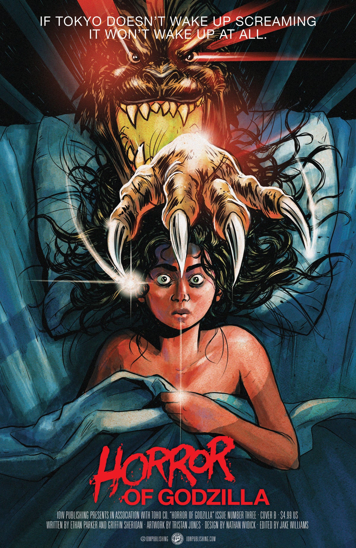 THE HORROR OF GODZILLA [KAI-SEI ERA] #3 VARIANT B (TUNICA MOVIE HOMAGE COVER)