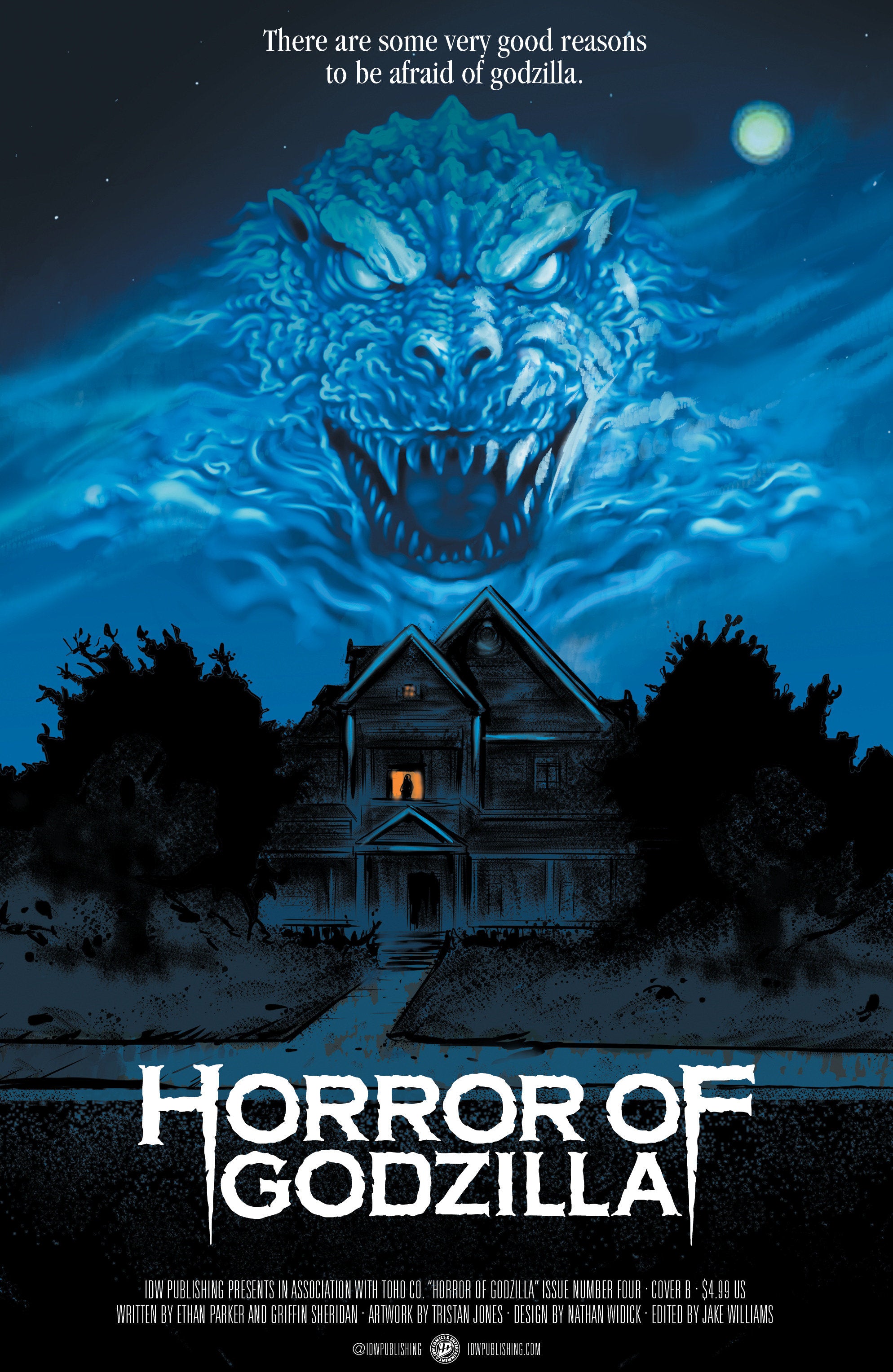 THE HORROR OF GODZILLA [KAI-SEI ERA] #4 VARIANT B (TUNICA MOVIE HOMAGE COVER)