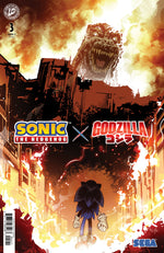 SONIC THE HEDGEHOG X GODZILLA #3 VARIANT B (CIZMESIJA) thumbnail