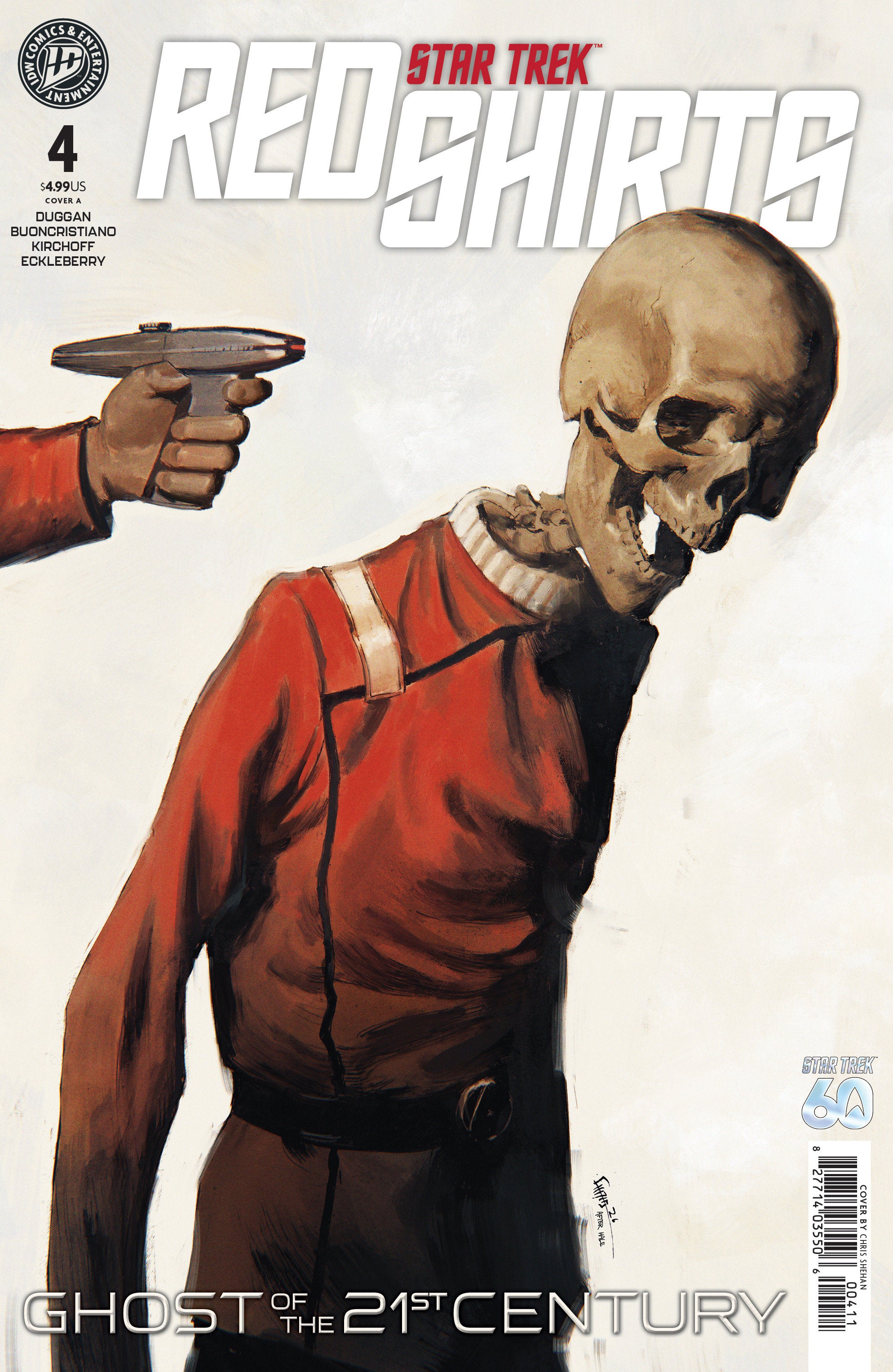 STAR TREK: RED SHIRTS--GHOST OF THE 21ST CENTURY #4 COVER A (SHEHAN)