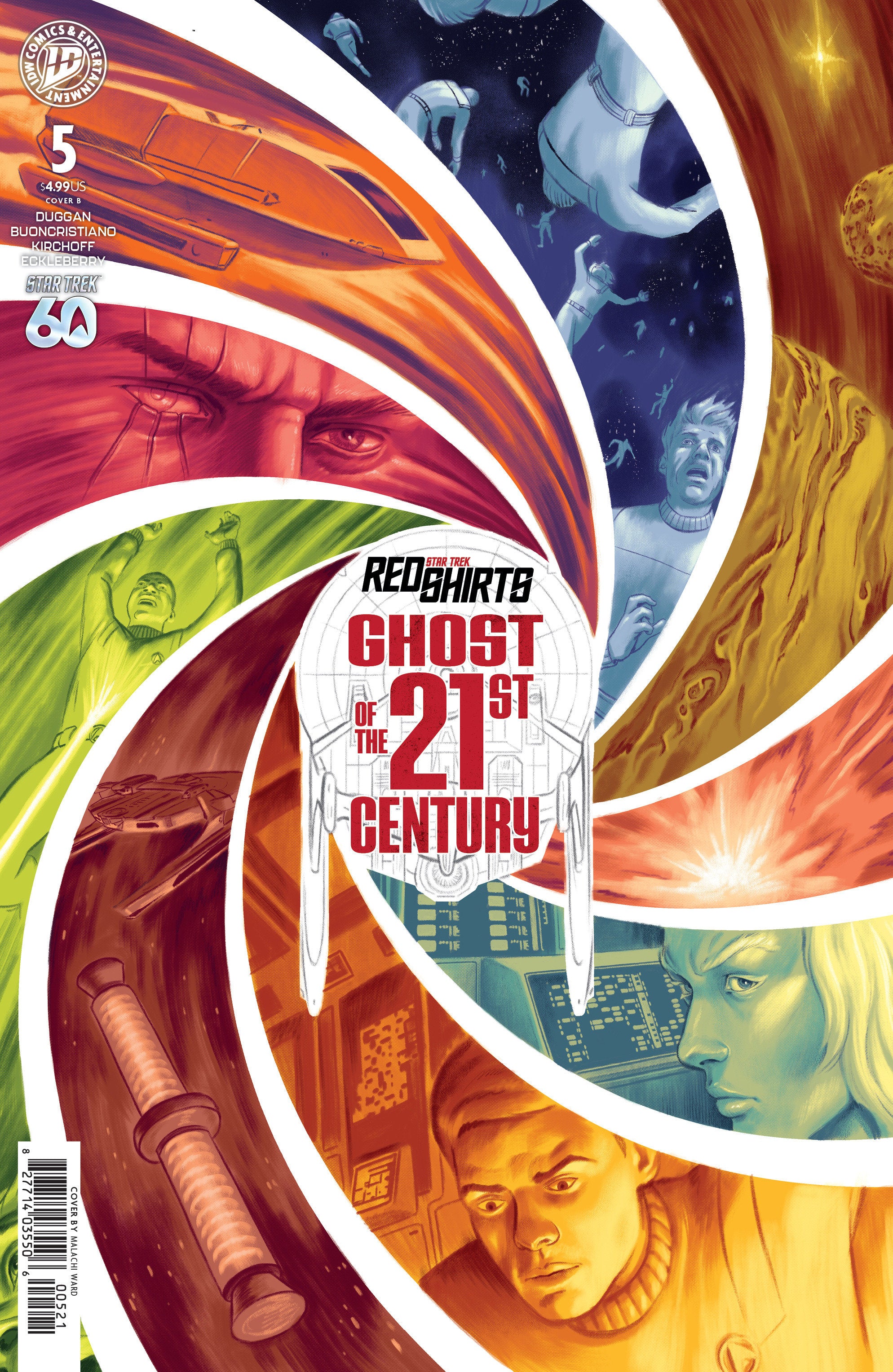 STAR TREK: RED SHIRTS--GHOST OF THE 21ST CENTURY #5 VARIANT B (WARD)