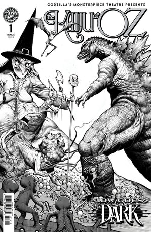 GODZILLAS MONSTERPIECE THEATRE PRESENTS: THE KAIJU OF OZ VARIANT D (AYALA IDW GOES DARK VARIANT)