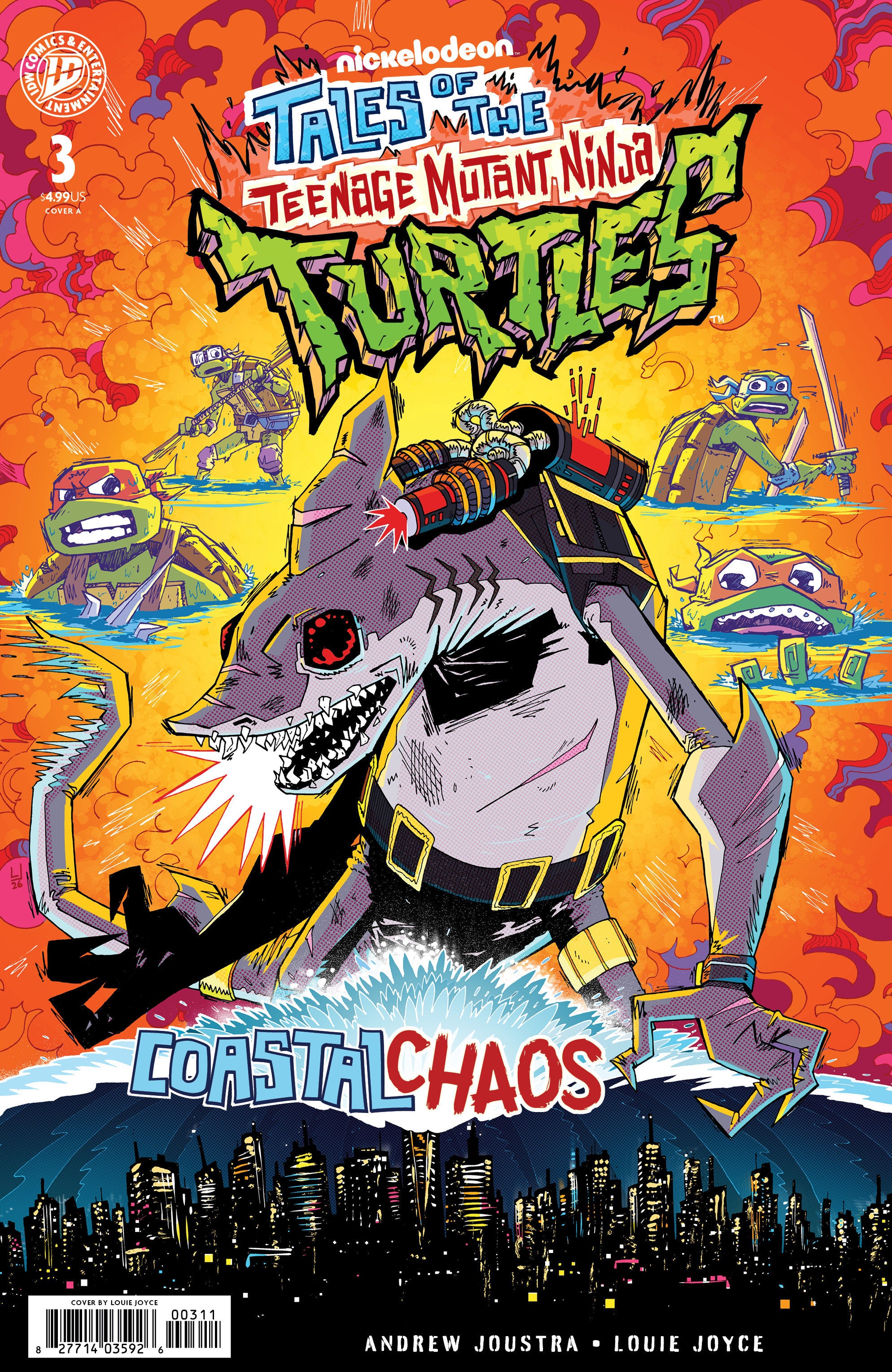 TALES OF THE TEENAGE MUTANT NINJA TURTLES: COASTAL CHAOS #3 COVER A (JOYCE)
