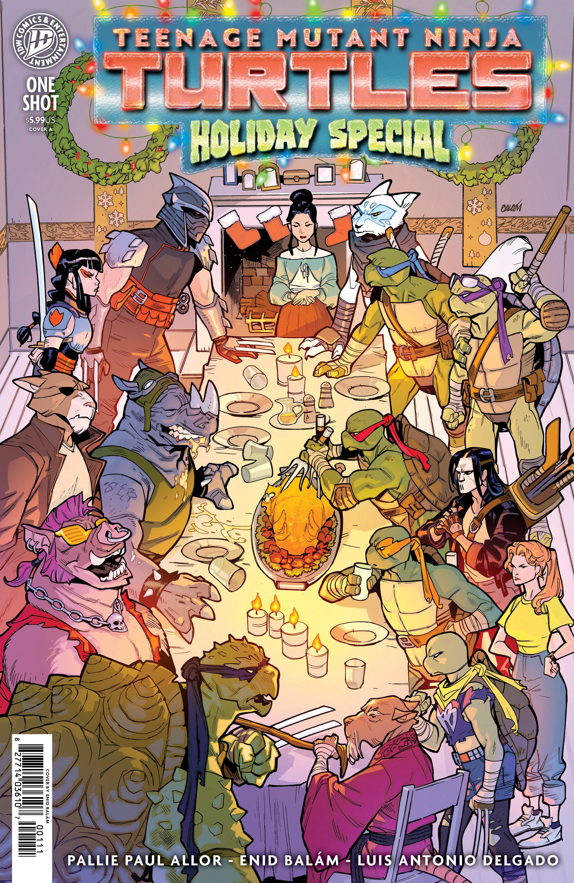 TEENAGE MUTANT NINJA TURTLES: HOLIDAY SPECIAL COVER A (BALÁM)