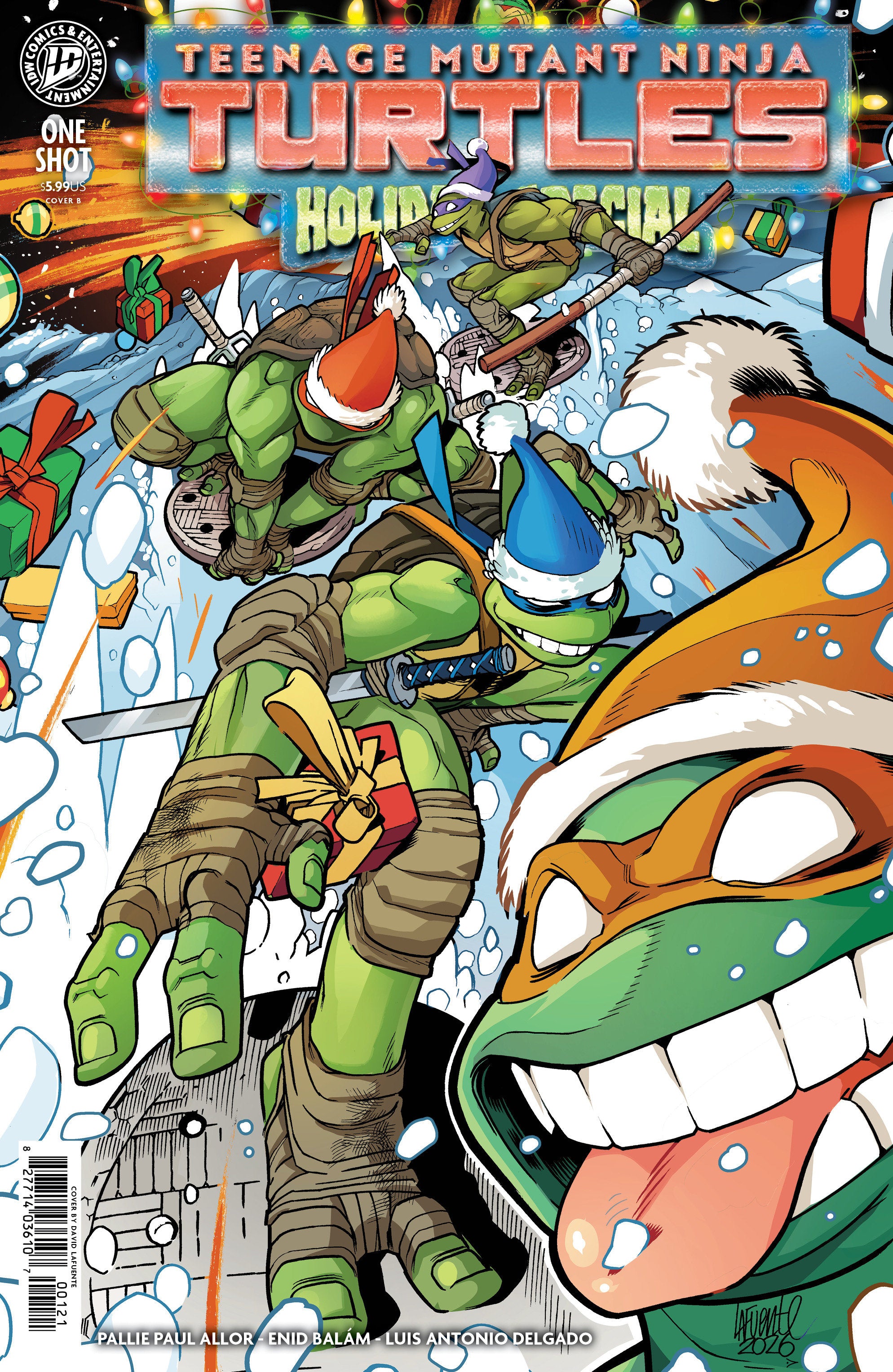 TEENAGE MUTANT NINJA TURTLES: HOLIDAY SPECIAL VARIANT B (LAFUENTE)