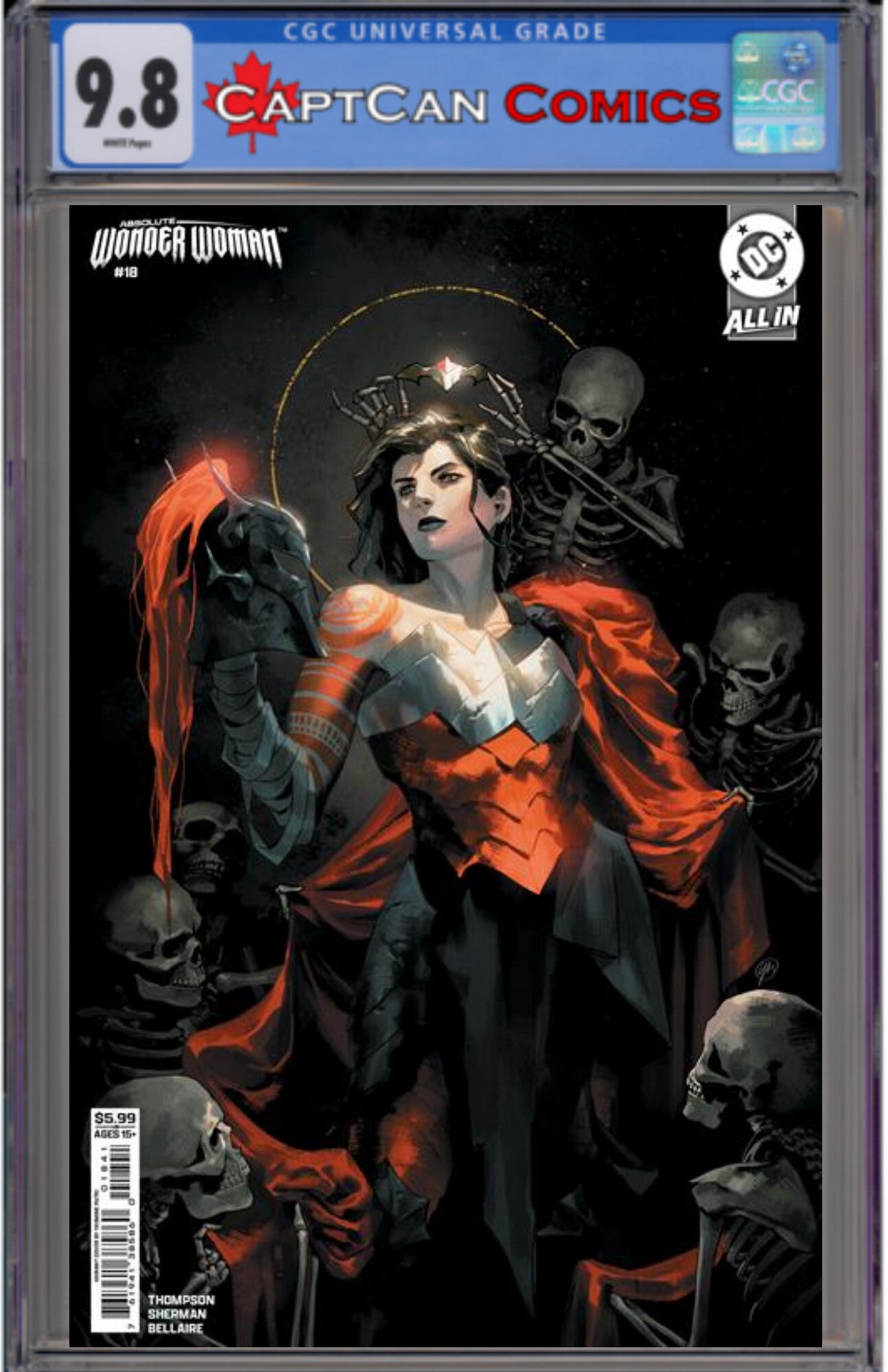 ABSOLUTE WONDER WOMAN #18 CVR D YASMINE PUTRI CARD STOCK VAR