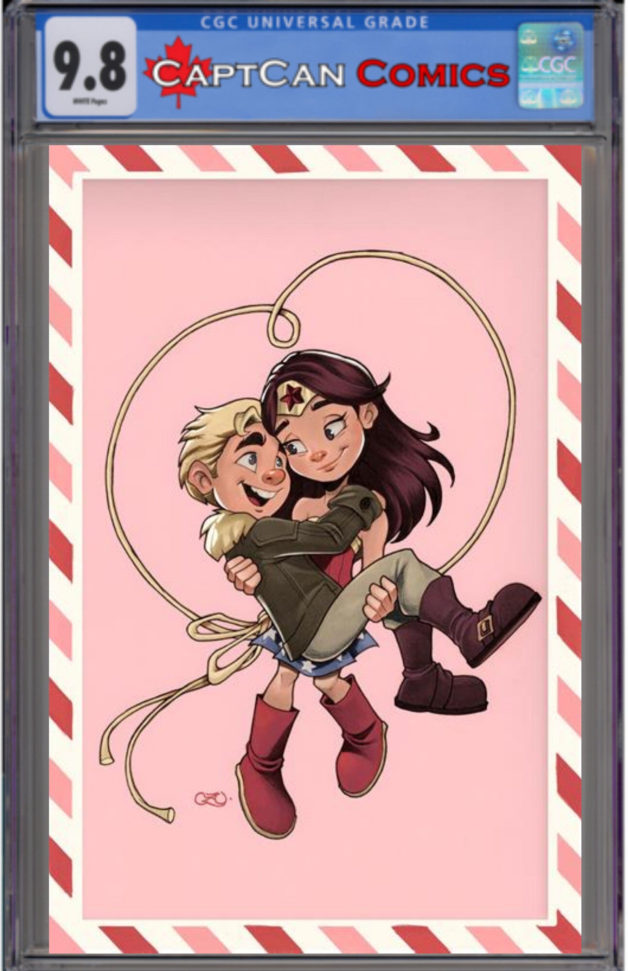 WONDER WOMAN #30 CVR E CHRISSIE ZULLO VALENTINES DAY CARD STOCK VAR