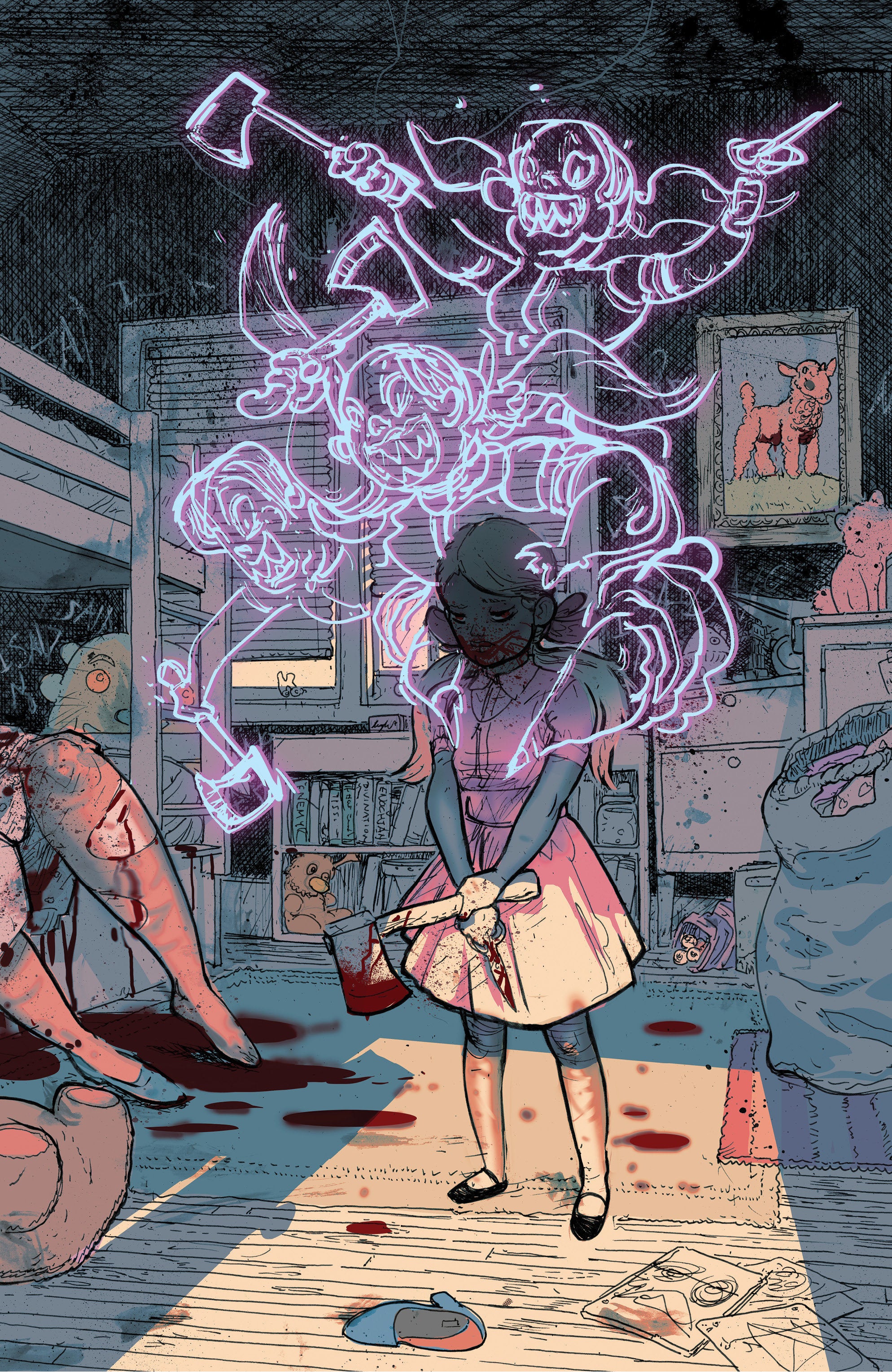 HELLO DARKNESS #19 C VARIANT (FULL ART, ROSSMO)