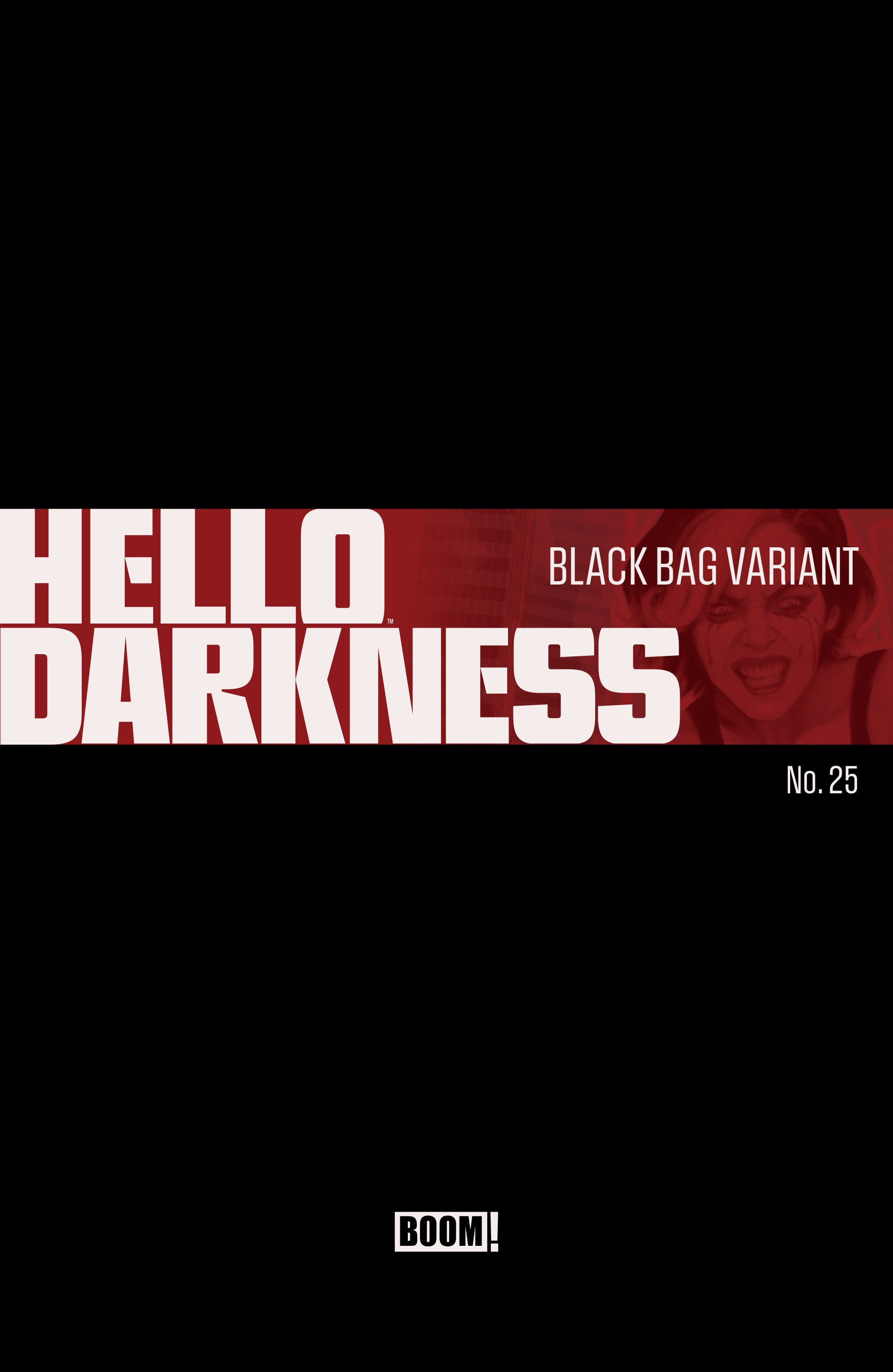 HELLO DARKNESS #25 D BLACK BAG VARIANT