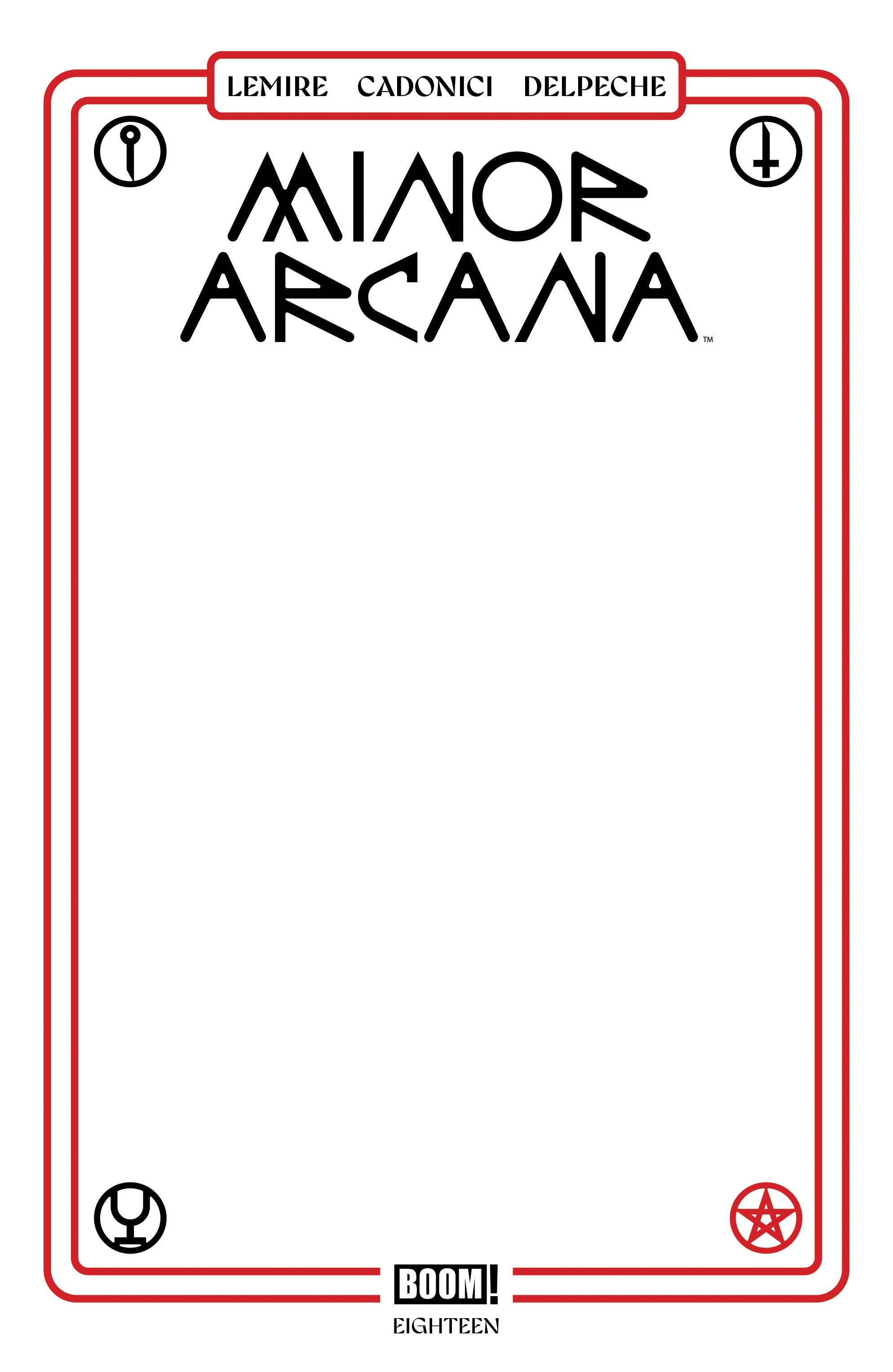 MINOR ARCANA #18 C BLANK SKETCH VARIANT