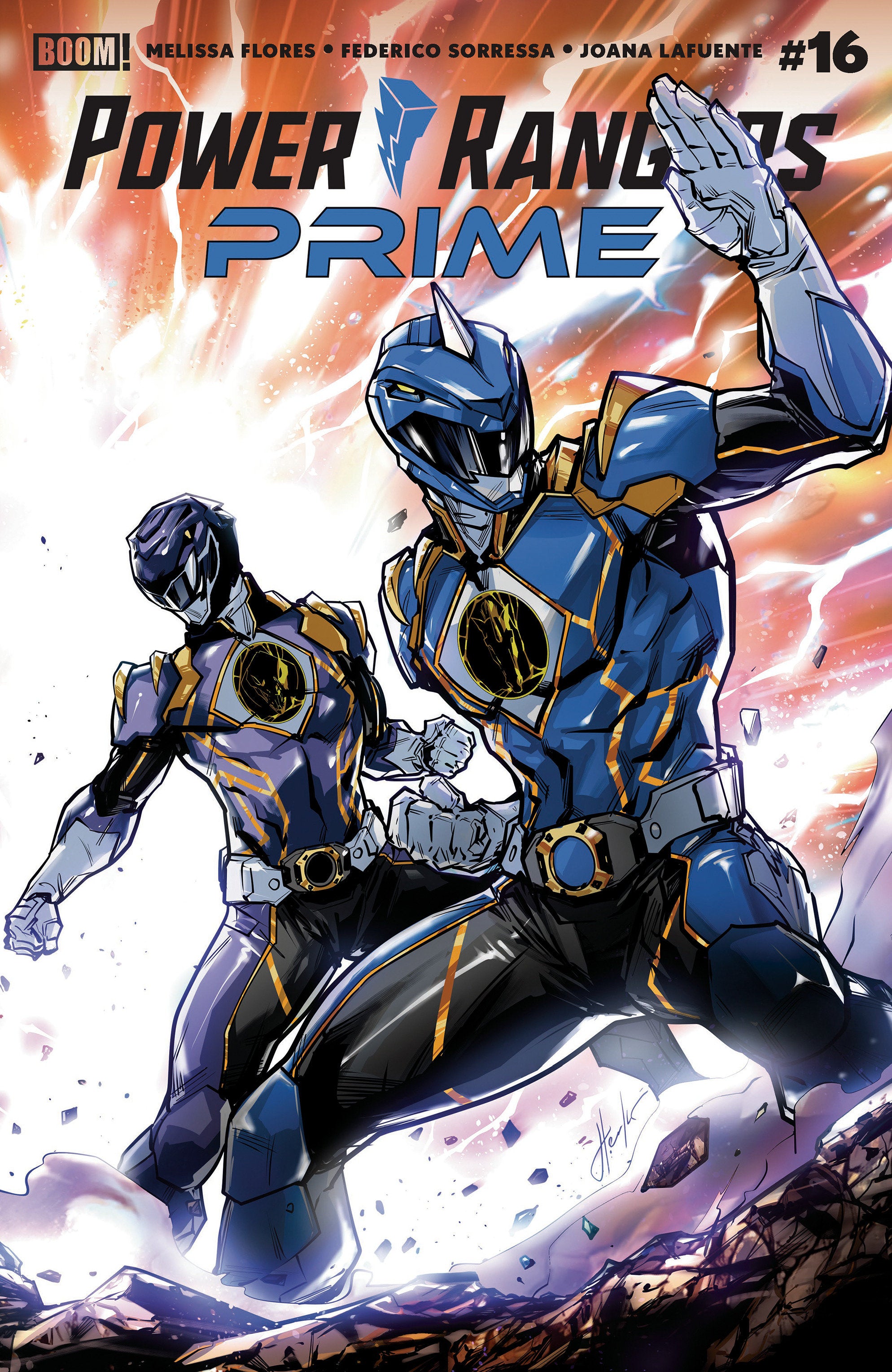 POWER RANGERS PRIME #16 F FOC REVEAL VARIANT (DRESSED, PRASETYA)