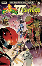 MIGHTY MORPHIN POWER RANGERS/TEENAGE MUTANT NINJA TURTLES III #5 A MAIN (DRESSED, ZONNO) thumbnail