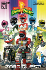 MIGHTY MORPHIN POWER RANGERS: ZORD QUEST #1 B VARIANT (DRESSED, COLLER) thumbnail