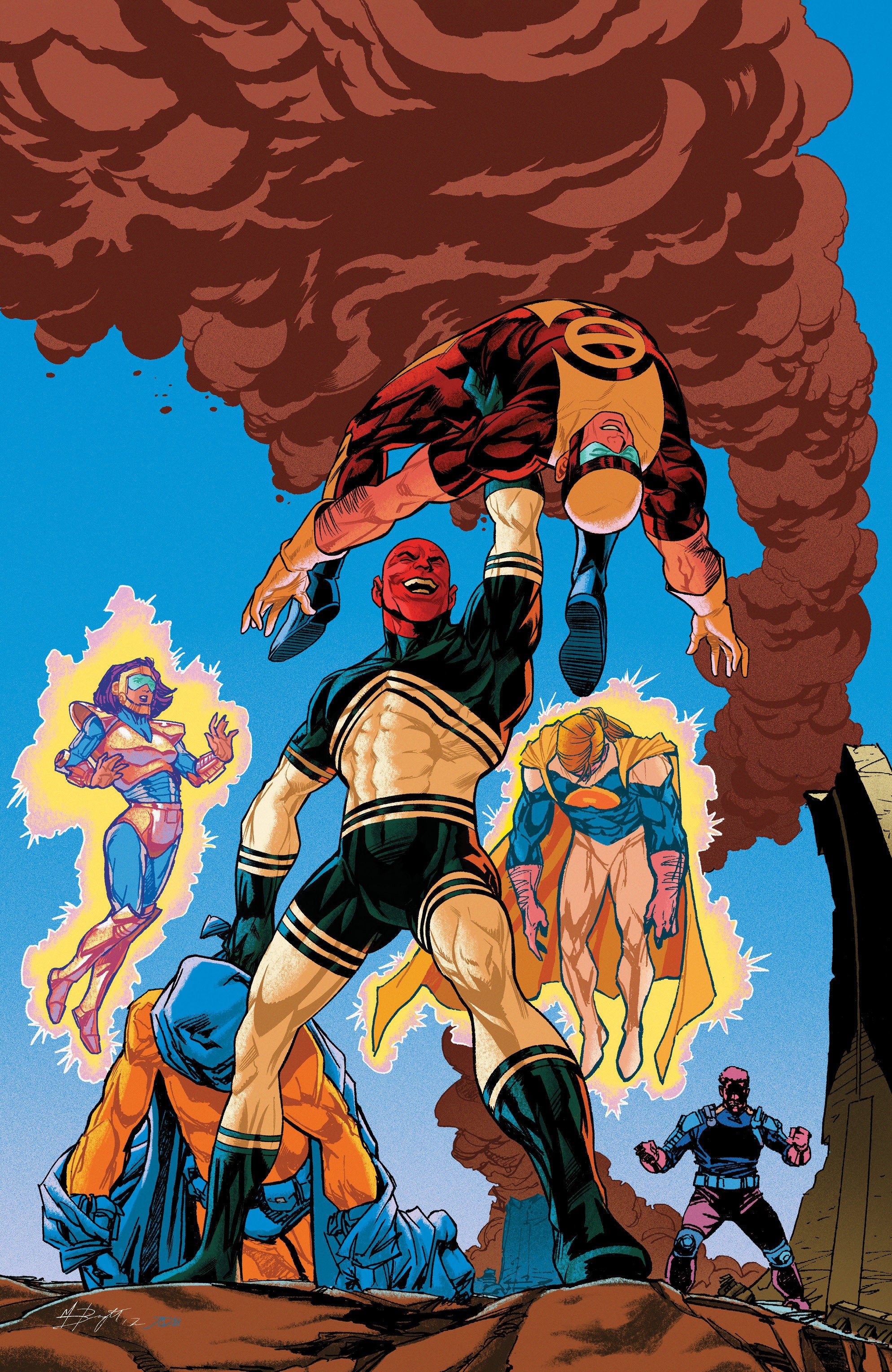 THE CENTER HOLDS #1 G UNLIMITED VARIANT (FULL ART, BRIGHT)