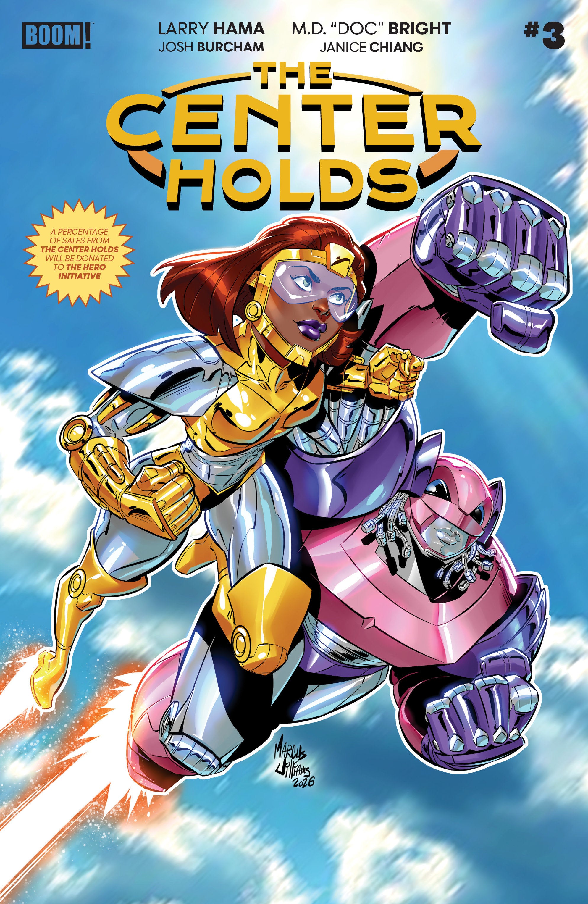 THE CENTER HOLDS #3 B VARIANT (DRESSED, WILLIAMS)