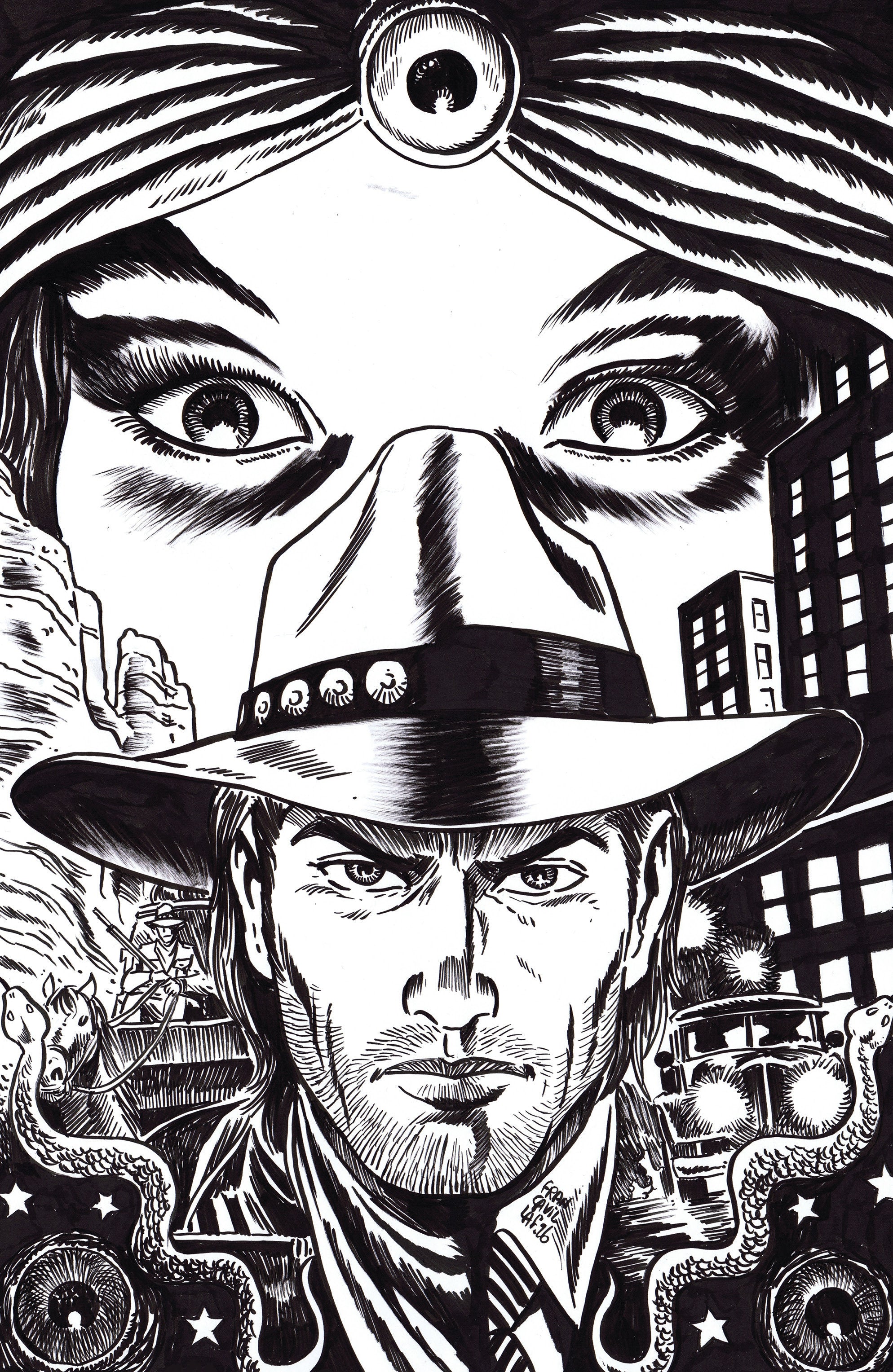 THE LIFE AND DEATH OF LUCAS DREAMWALKER #1 E UNLIMITED VARIANT (FULL ART, FRANCAVILLA)