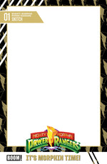 MIGHTY MORPHIN POWER RANGERS (2026) #1 D TRADING CARD BLANK SKETCH VARIANT thumbnail