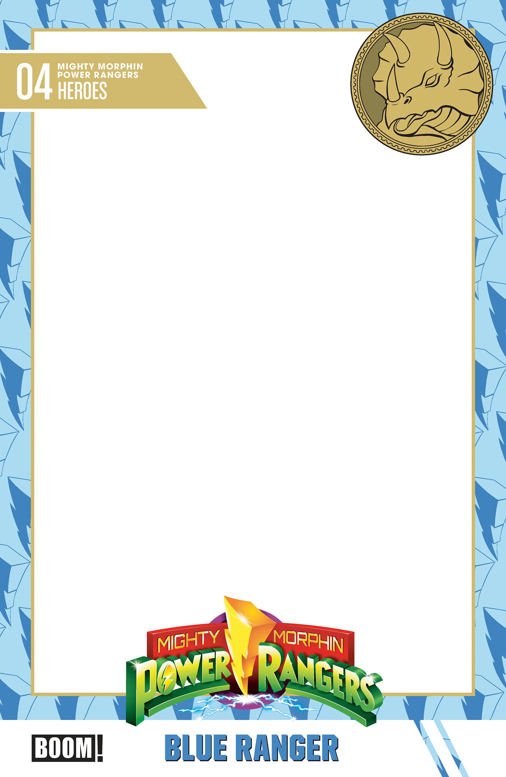 MIGHTY MORPHIN POWER RANGERS (2026) #4 D TRADING CARD BLANK SKETCH VARIANT