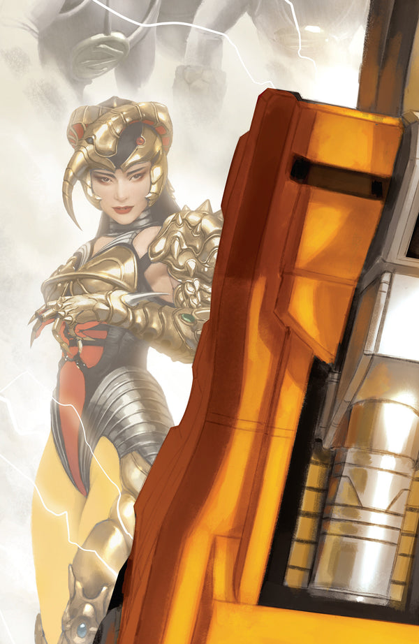 MIGHTY MORPHIN POWER RANGERS (2026) #7 C MEGAZORD CARD STOCK CONNECTING VARIANT (FULL ART, MERCADO)