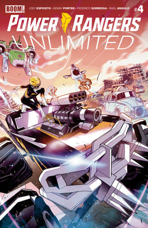 POWER RANGERS UNLIMITED #4 A MAIN (DRESSED, SORRESSA)