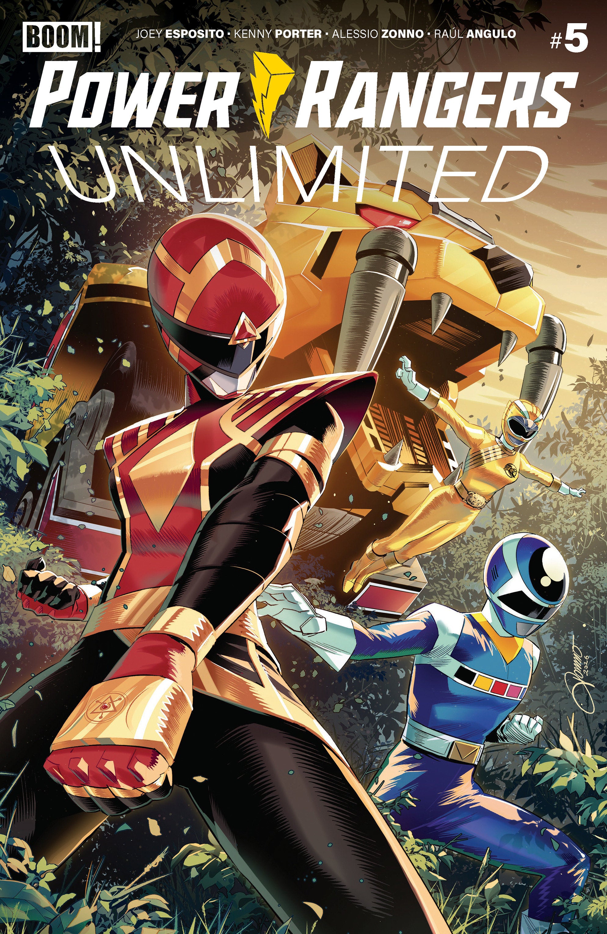 POWER RANGERS UNLIMITED #5 A MAIN (DRESSED, ZONNO)
