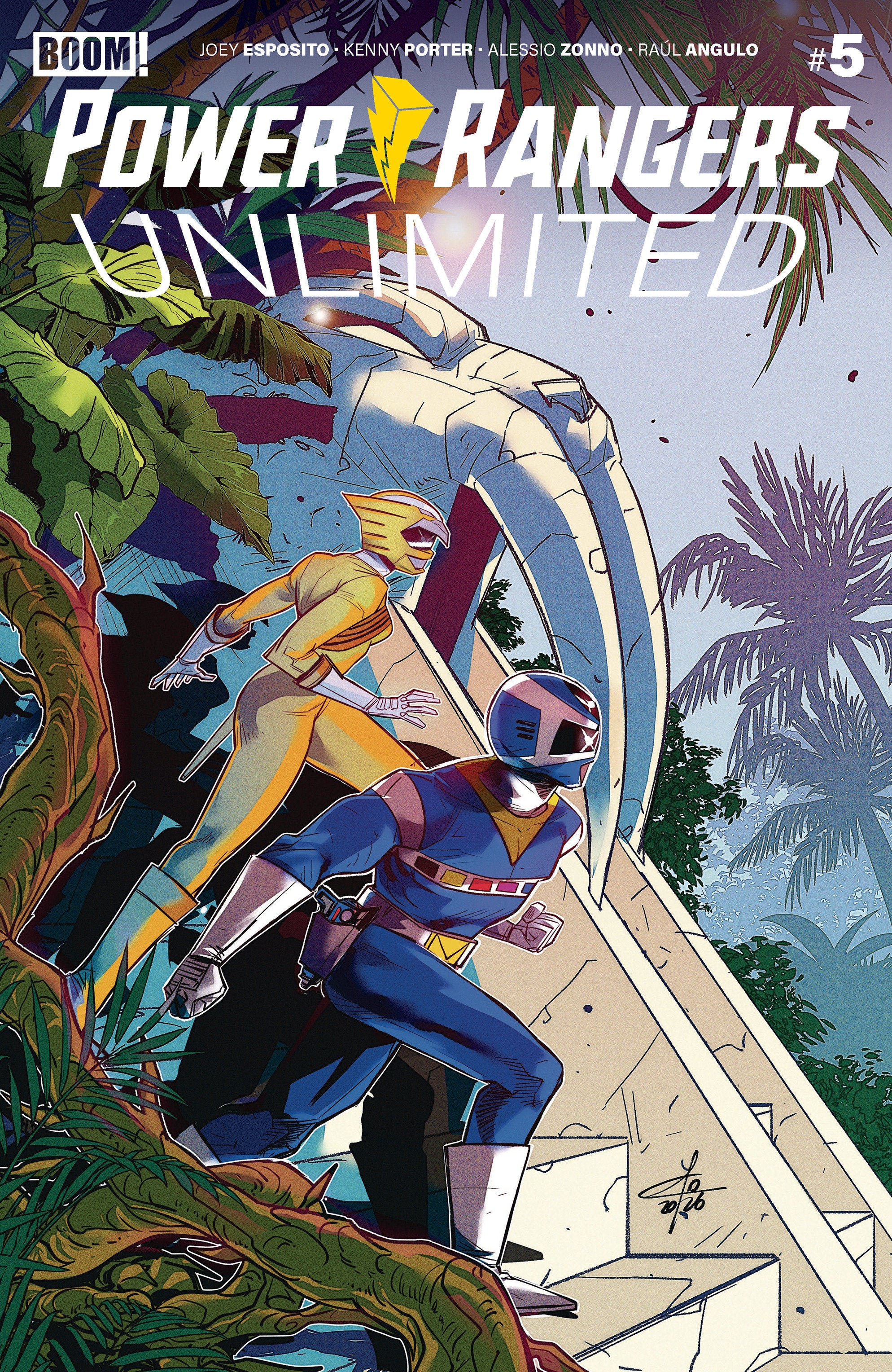 POWER RANGERS UNLIMITED #5 B VARIANT (DRESSED, CARLINI)