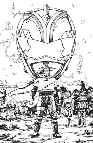POWER RANGERS GREEN #1 N UNLIMITED VARIANT (FULL ART, VARGAS)