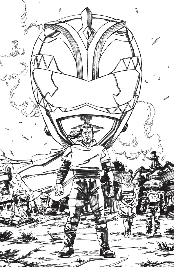 POWER RANGERS GREEN #1 N UNLIMITED VARIANT (FULL ART, VARGAS)